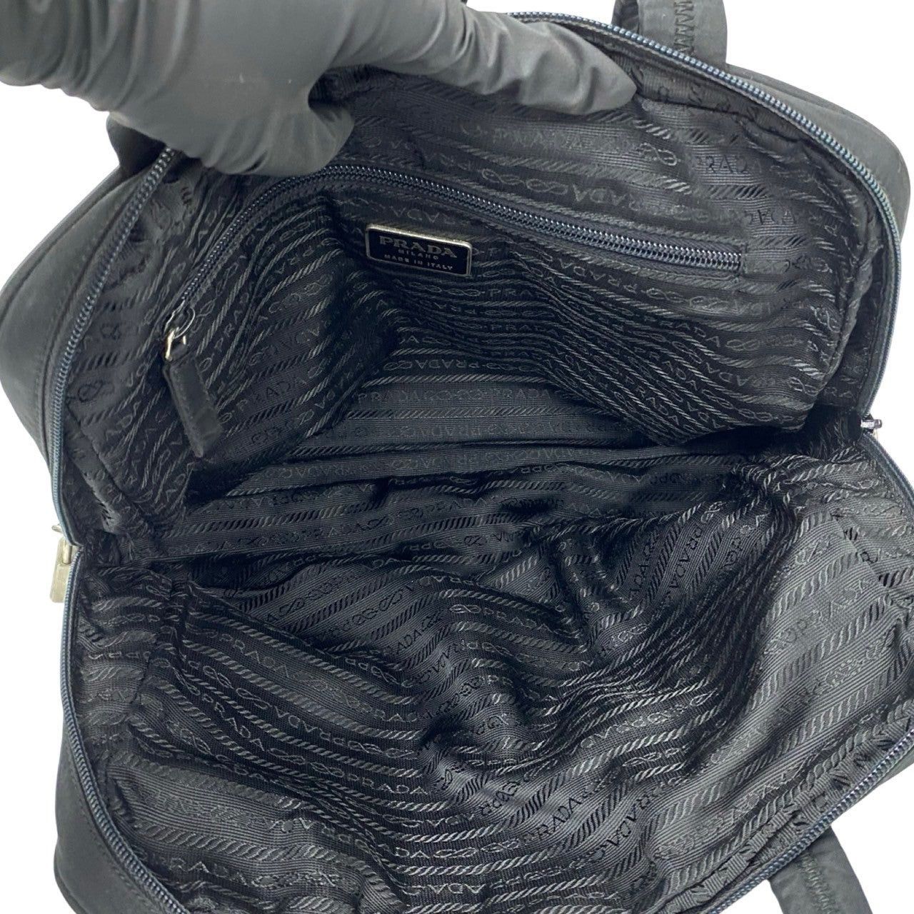 Prada Prada Handbag Black Nylon Size ONE SIZE - 8 Thumbnail