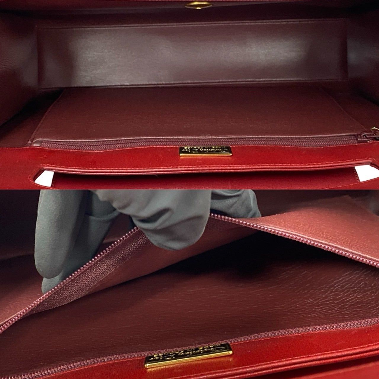 Dior Dior Handbag Red Leather Size ONE SIZE - 9 Thumbnail