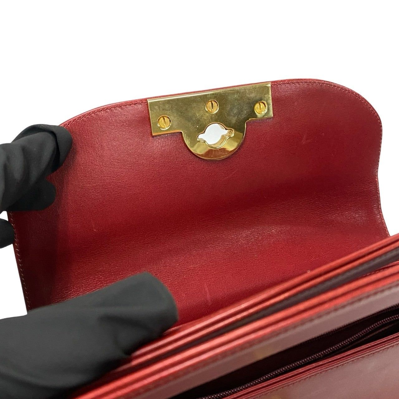 Dior Dior Handbag Red Leather Size ONE SIZE - 8 Thumbnail