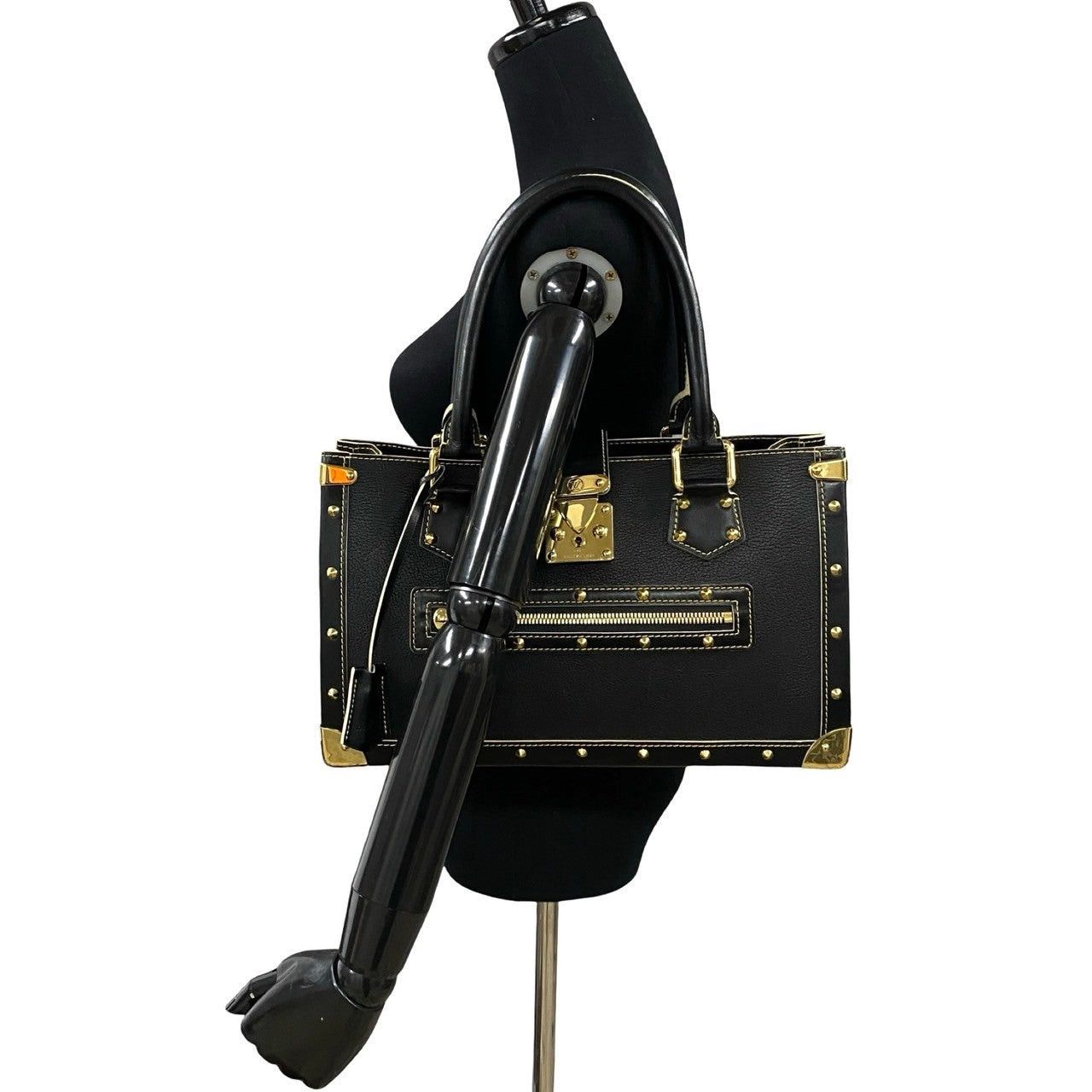 Louis Vuitton Louis Vuitton Handbag Black Leather Size ONE SIZE - 2 Thumbnail