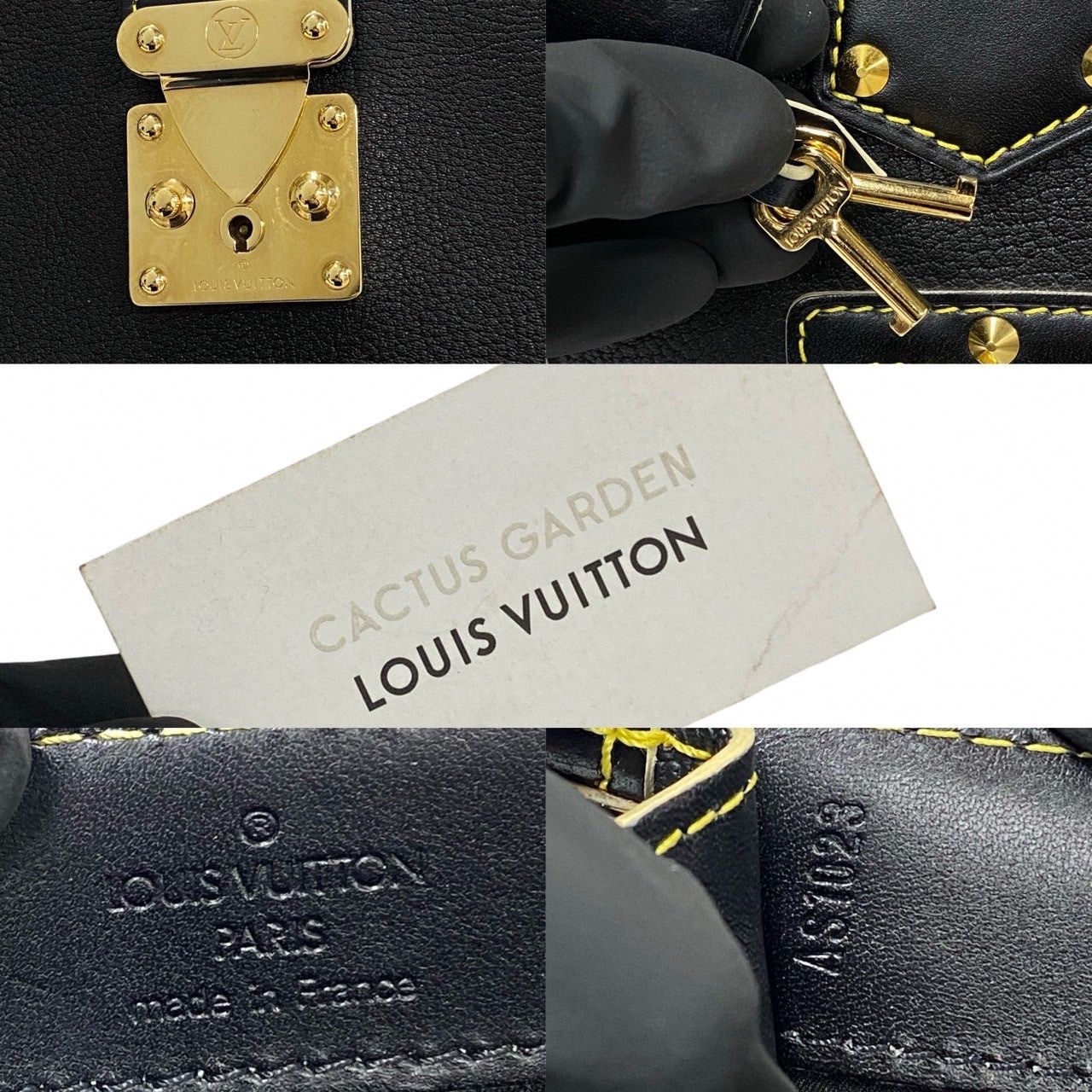 Louis Vuitton Louis Vuitton Handbag Black Leather Size ONE SIZE - 3 Thumbnail