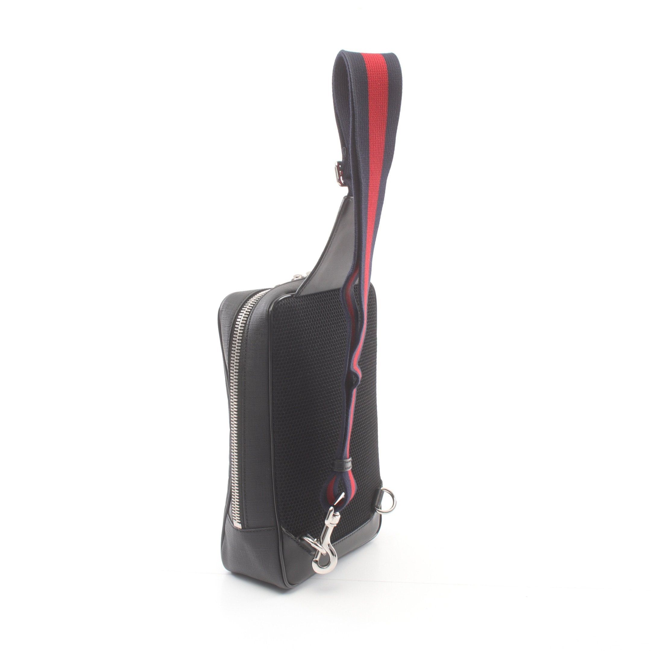 Gucci Gucci Soft Gg Supreme Belt Bag Body Leather Black Navy Red Size ONE SIZE - 2 Thumbnail