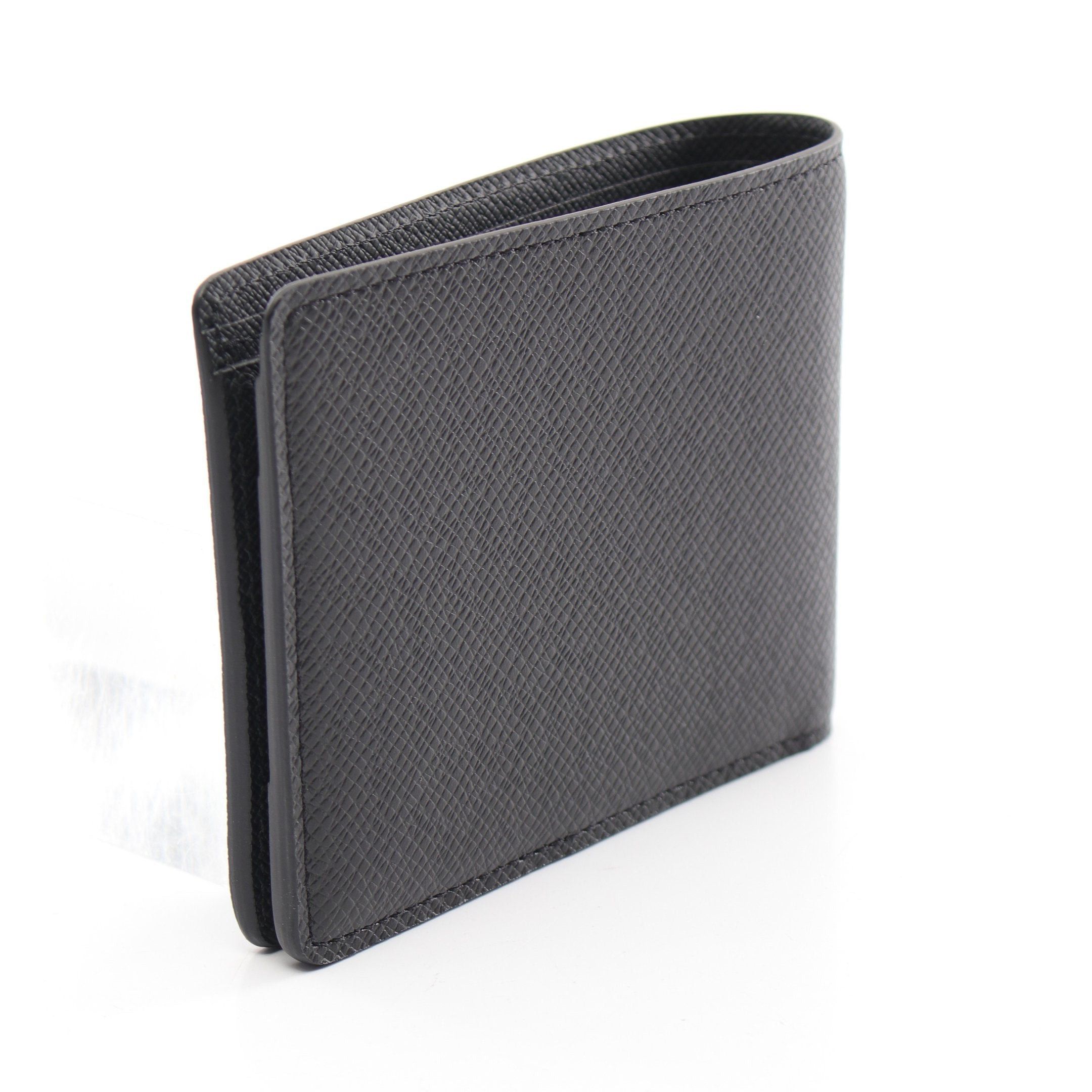 Louis Vuitton Louis Vuitton Portefeuil Multiple Taiga Bi-Fold Wallet Leather Black Size ONE SIZE - 2 Thumbnail