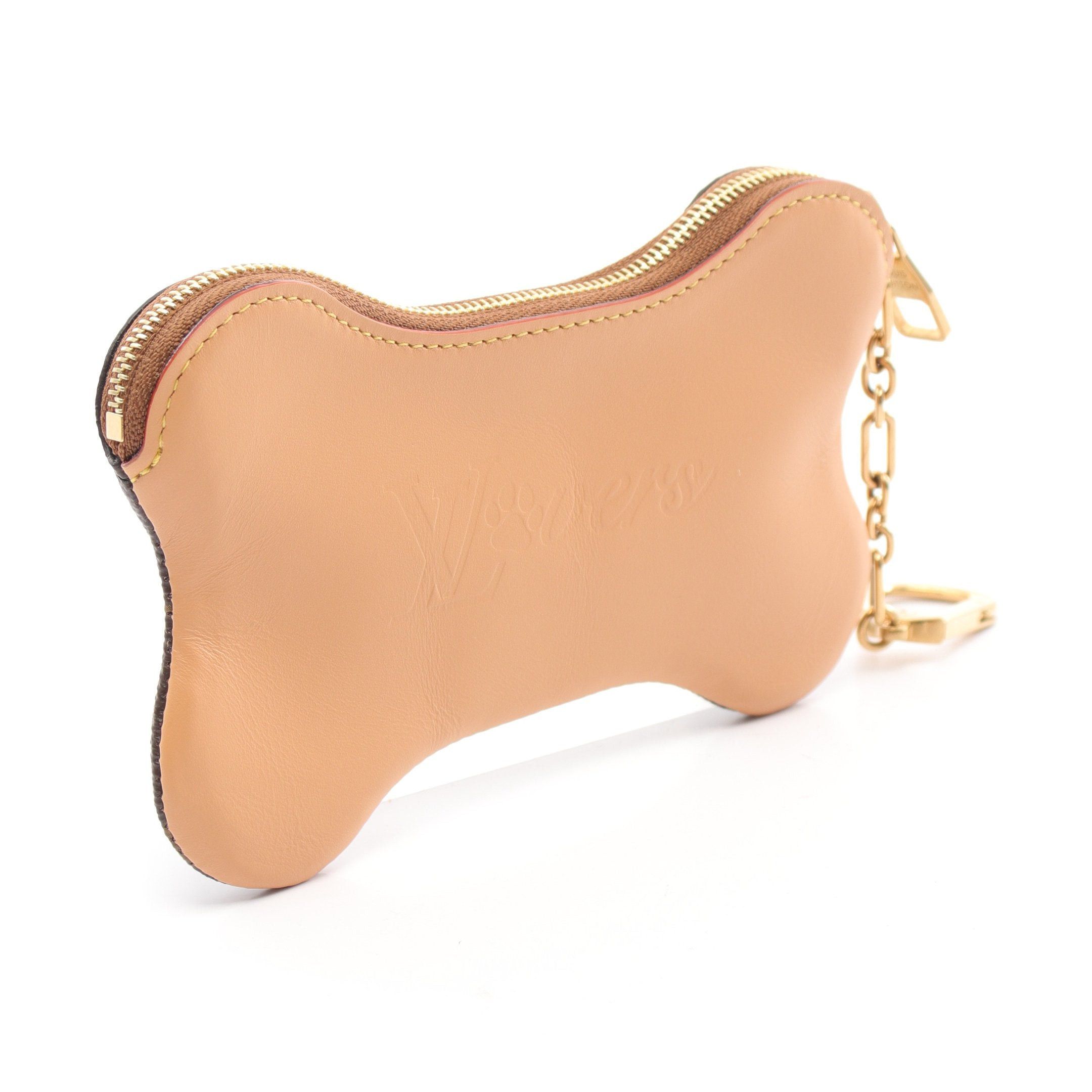 Louis Vuitton Louis Vuitton Horn Key Pouch Monogram Leather Brown Size ONE SIZE - 2 Thumbnail