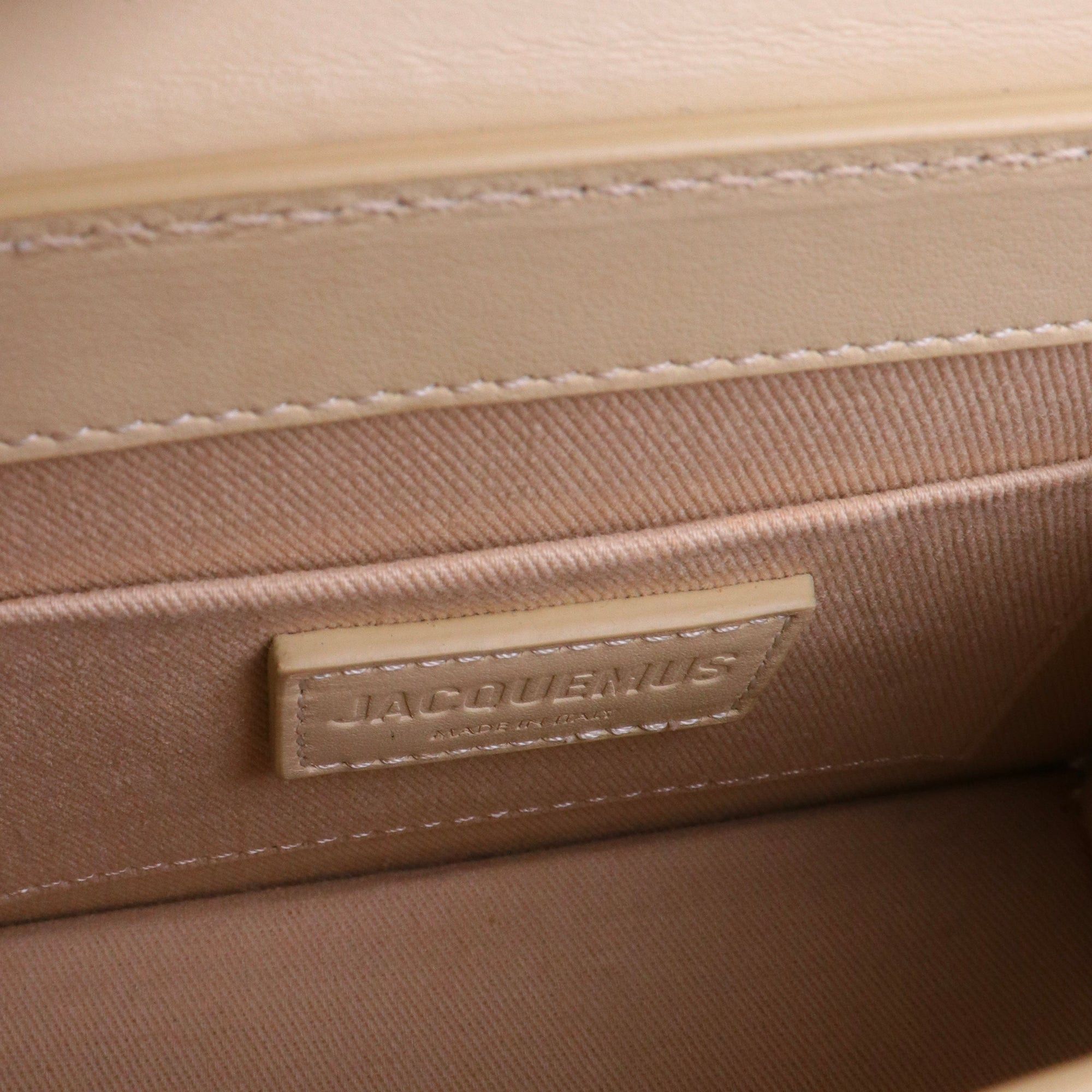 Jacquemus JACQUEMUS - Jacquemus medium Chiquito shoulder bag in beige leather Size ONE SIZE - 9 Thumbnail