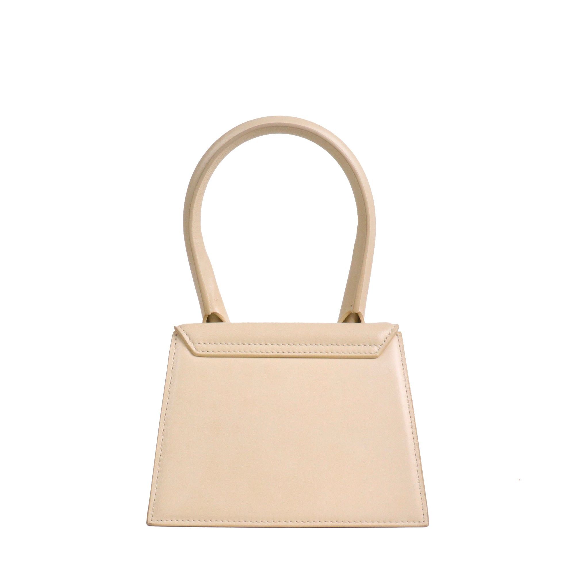 Jacquemus JACQUEMUS - Jacquemus medium Chiquito shoulder bag in beige leather Size ONE SIZE - 3 Thumbnail