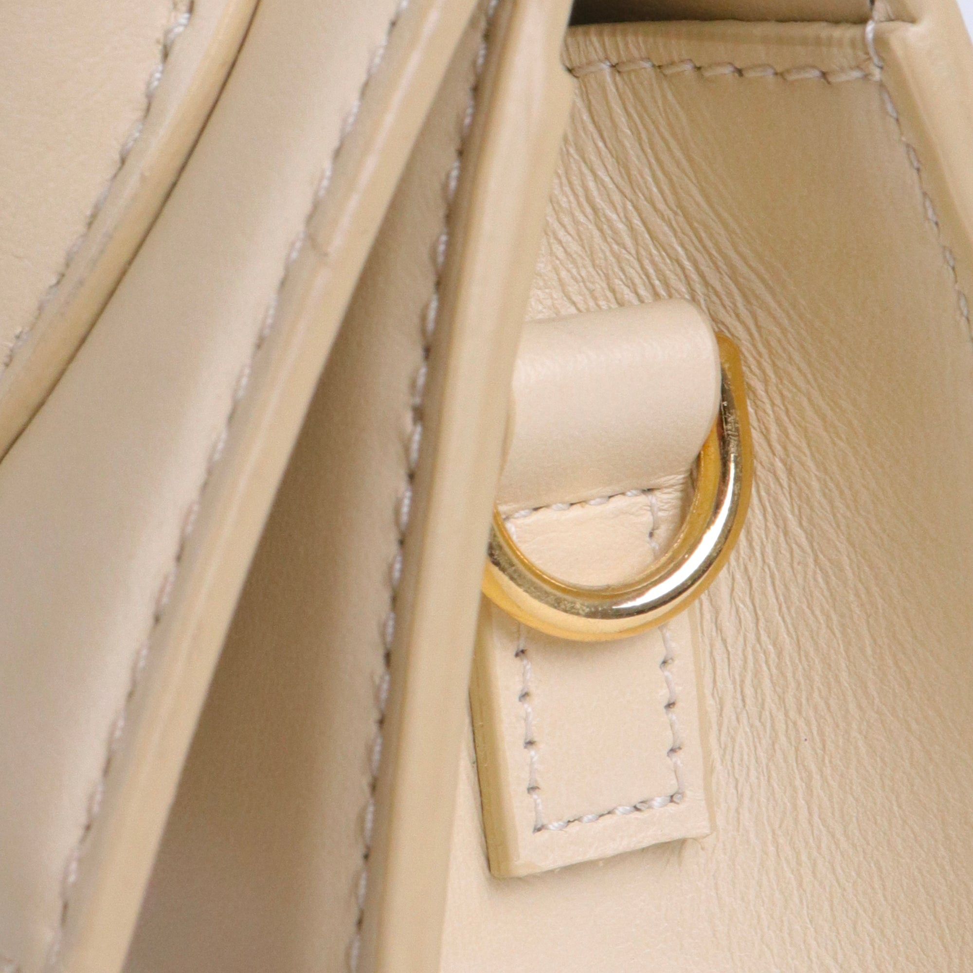 Jacquemus JACQUEMUS - Jacquemus medium Chiquito shoulder bag in beige leather Size ONE SIZE - 8 Thumbnail