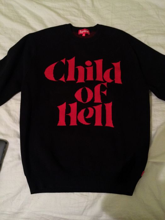 Supreme Child of Hell Sweater | Grailed