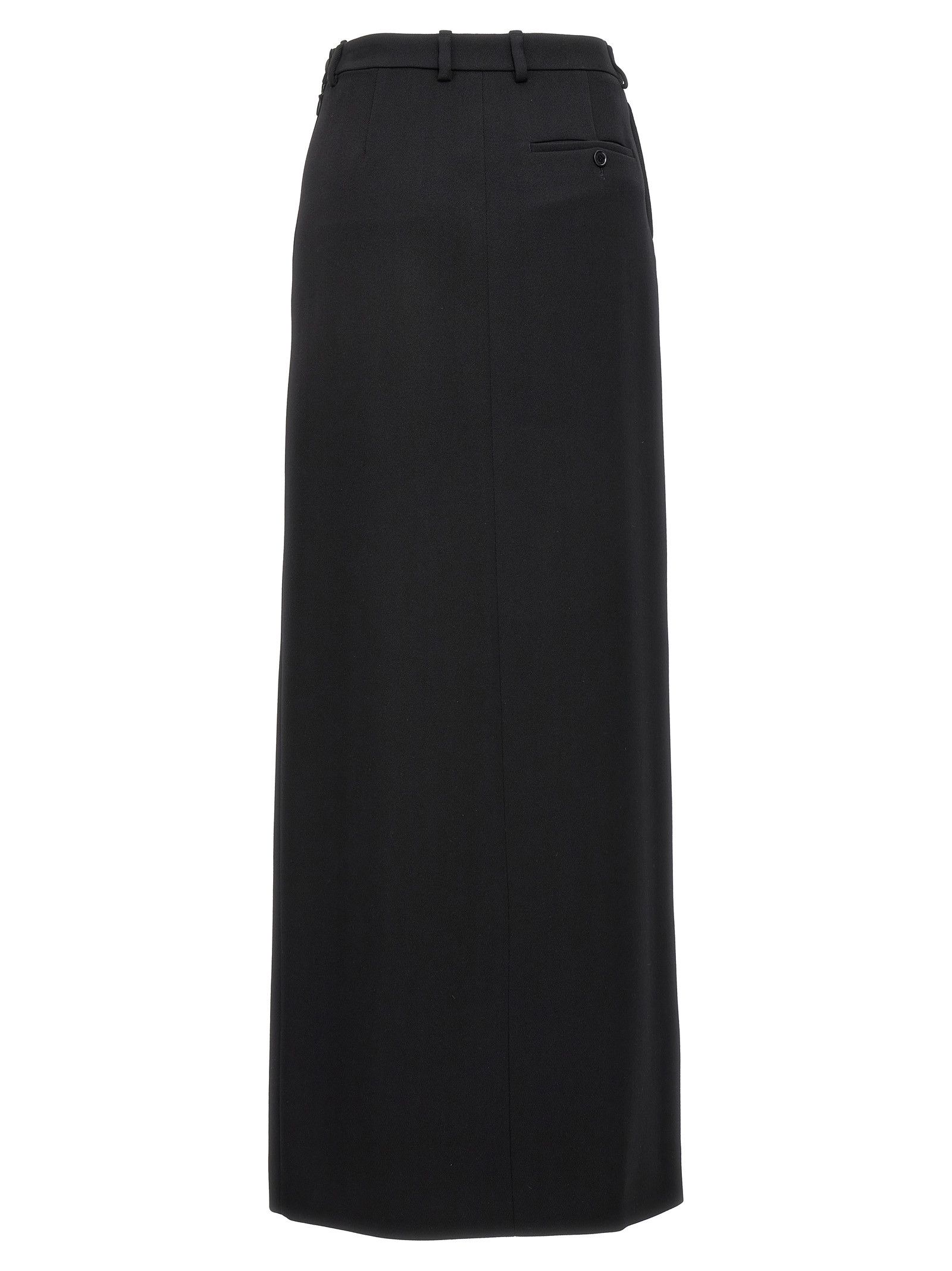 Balenciaga Long Wool Skirt Size 26" / US 2 / IT 38 - 2 Thumbnail