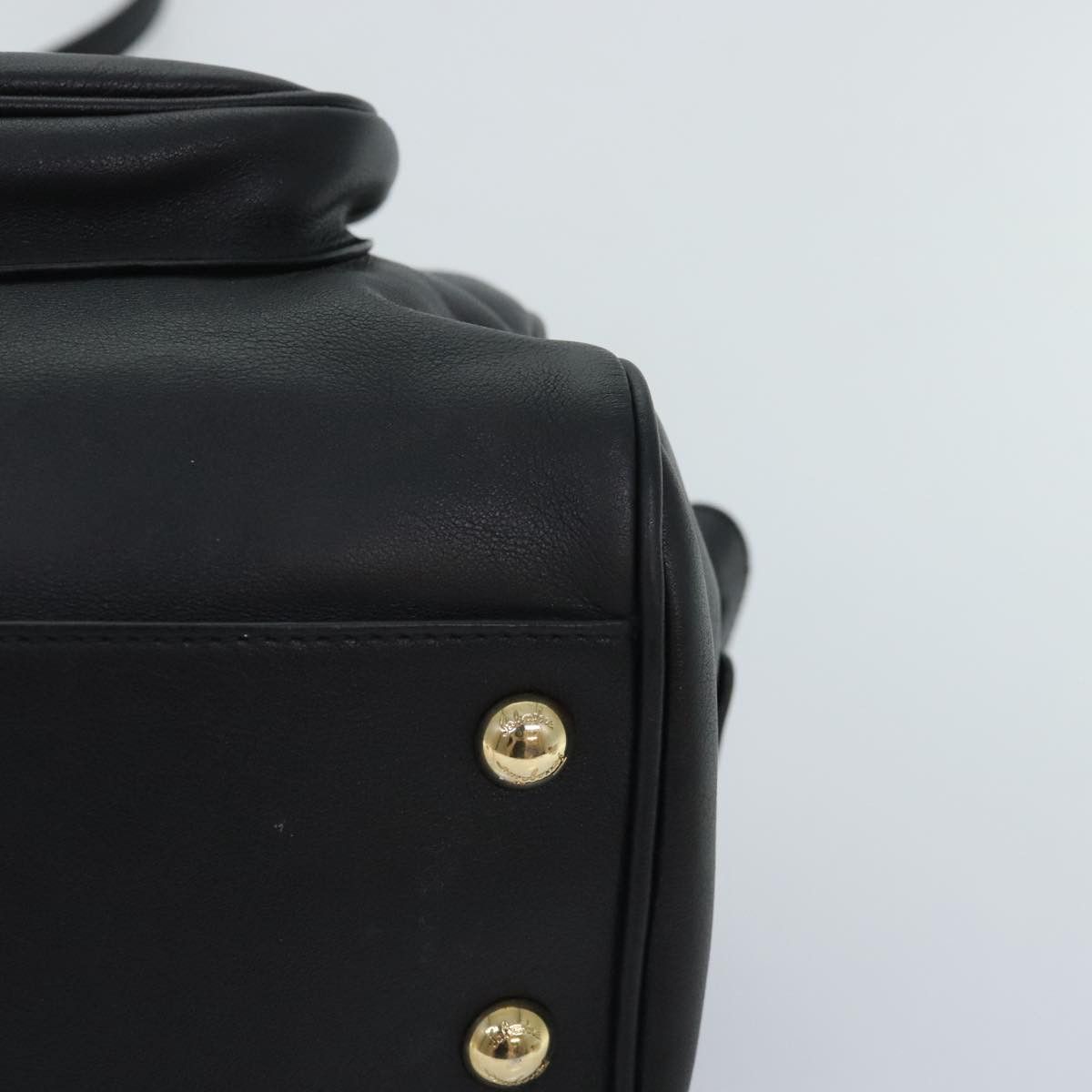 Salvatore Ferragamo Gancini Black Leather Shoulder Bag (Pre-Owned) Size ONE SIZE - 20 Thumbnail