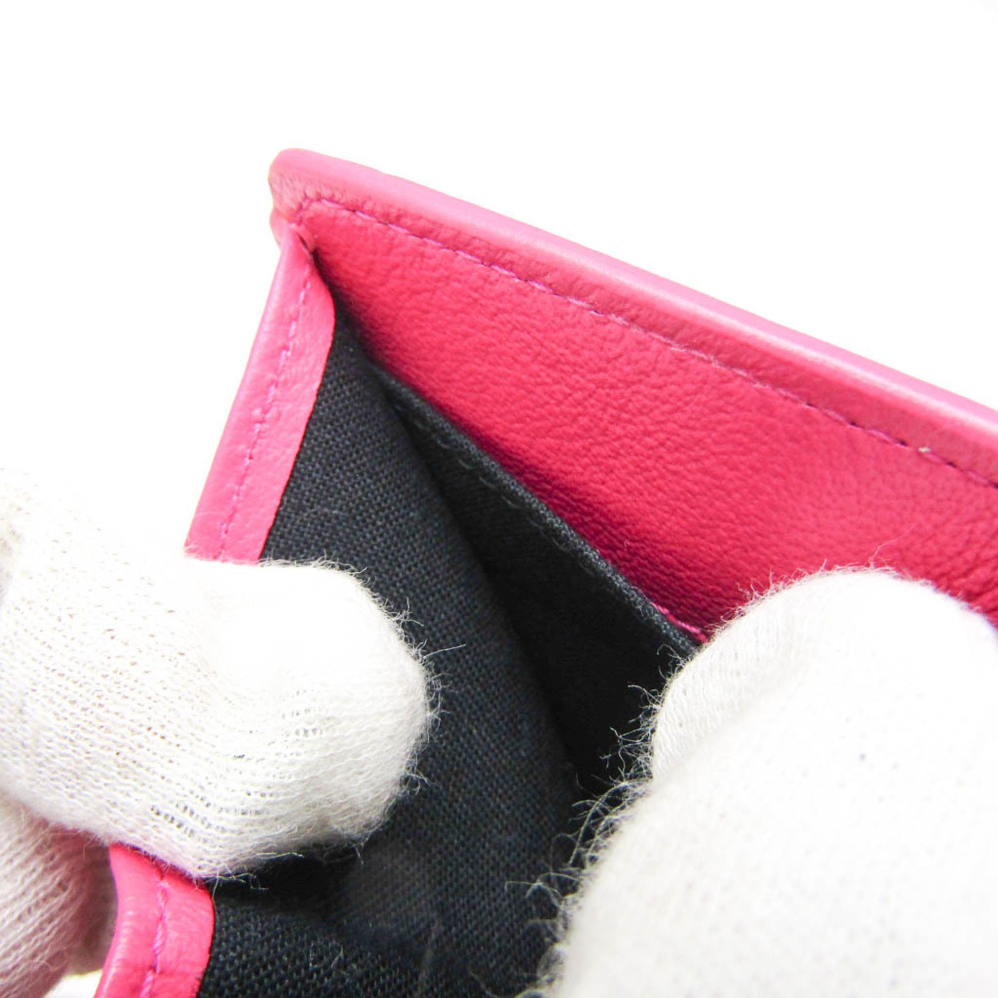 Balenciaga Papier Pink Leather Wallet (Pre-Owned) Size ONE SIZE - 19 Thumbnail
