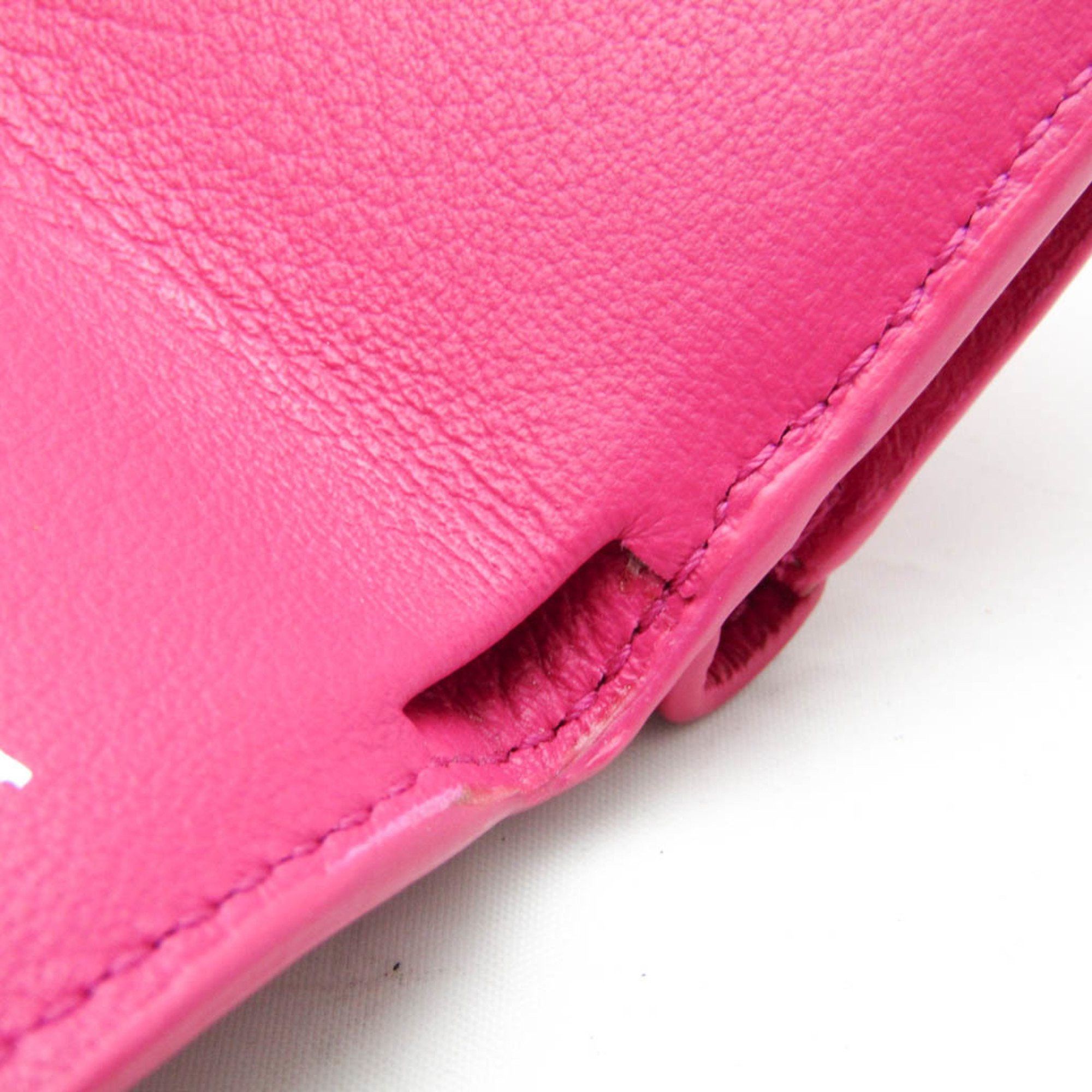 Balenciaga Papier Pink Leather Wallet (Pre-Owned) Size ONE SIZE - 18 Thumbnail