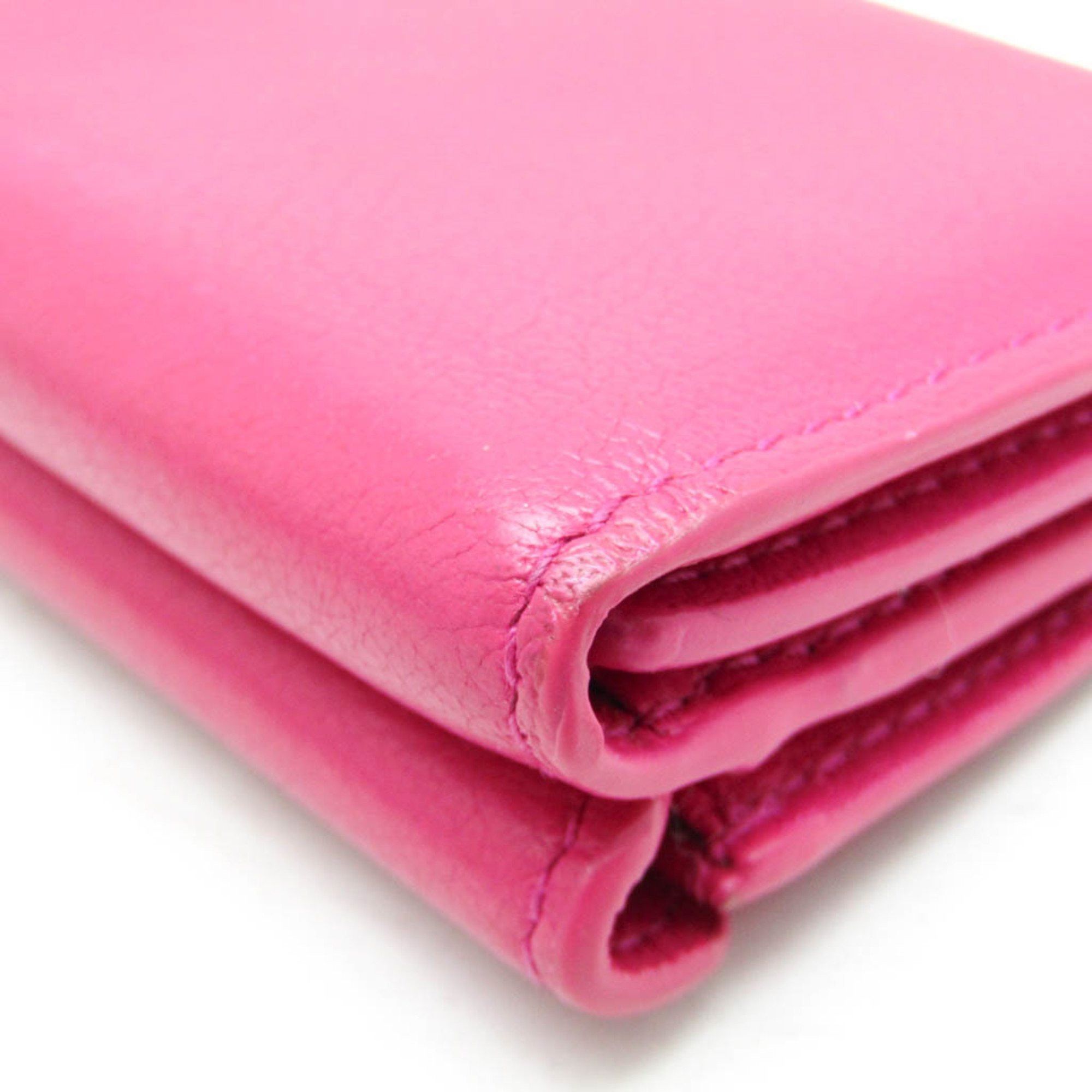 Balenciaga Papier Pink Leather Wallet (Pre-Owned) Size ONE SIZE - 11 Thumbnail