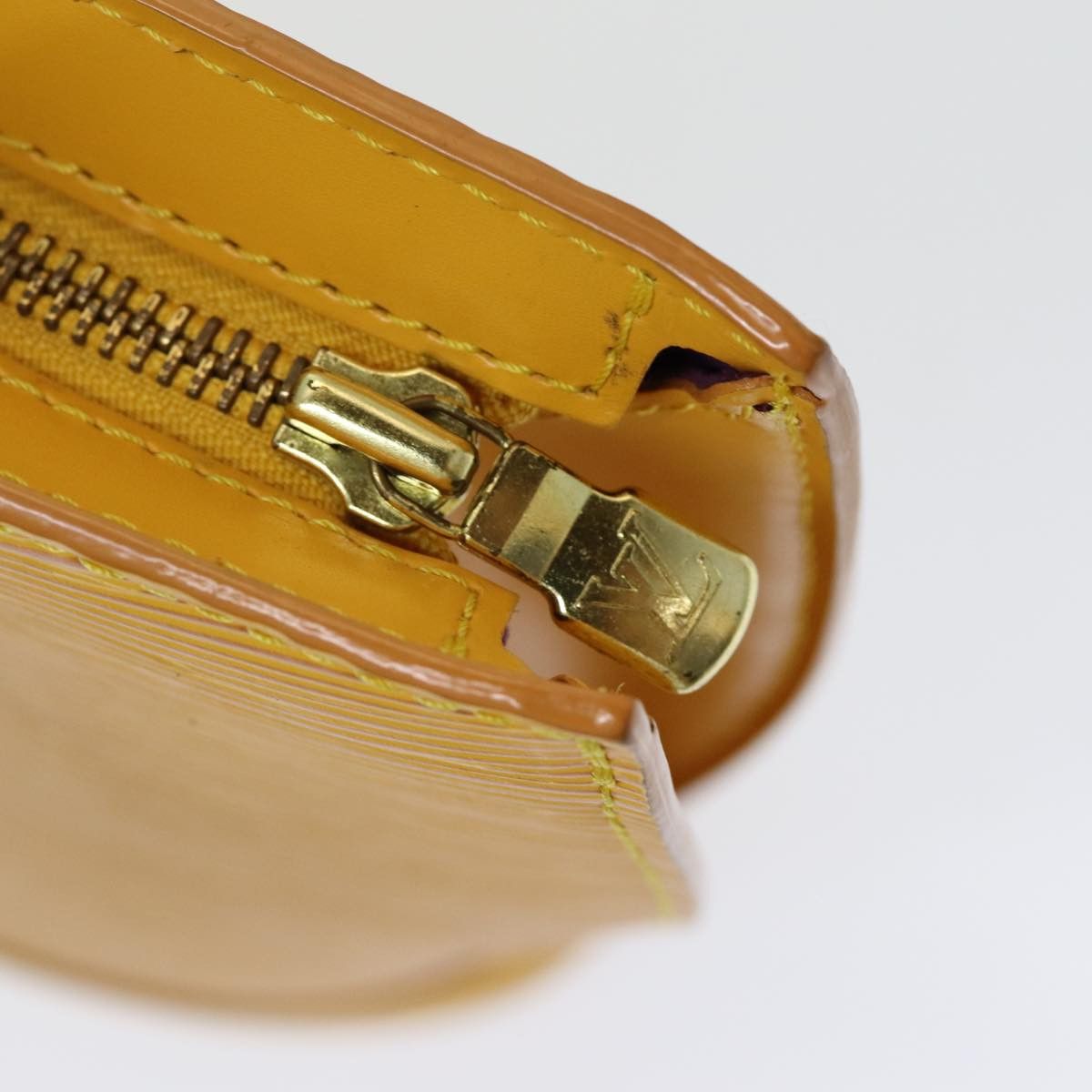 Louis Vuitton Saint Jacques Yellow Leather Handbag (Pre-Owned) Size ONE SIZE - 10 Thumbnail