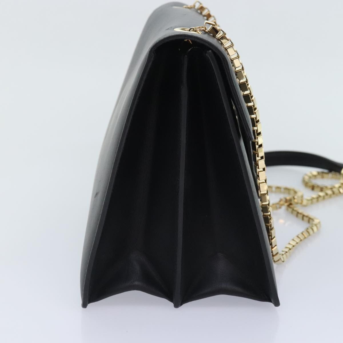 Salvatore Ferragamo Thalia Black Leather Shoulder Bag (Pre-Owned) Size ONE SIZE - 3 Thumbnail