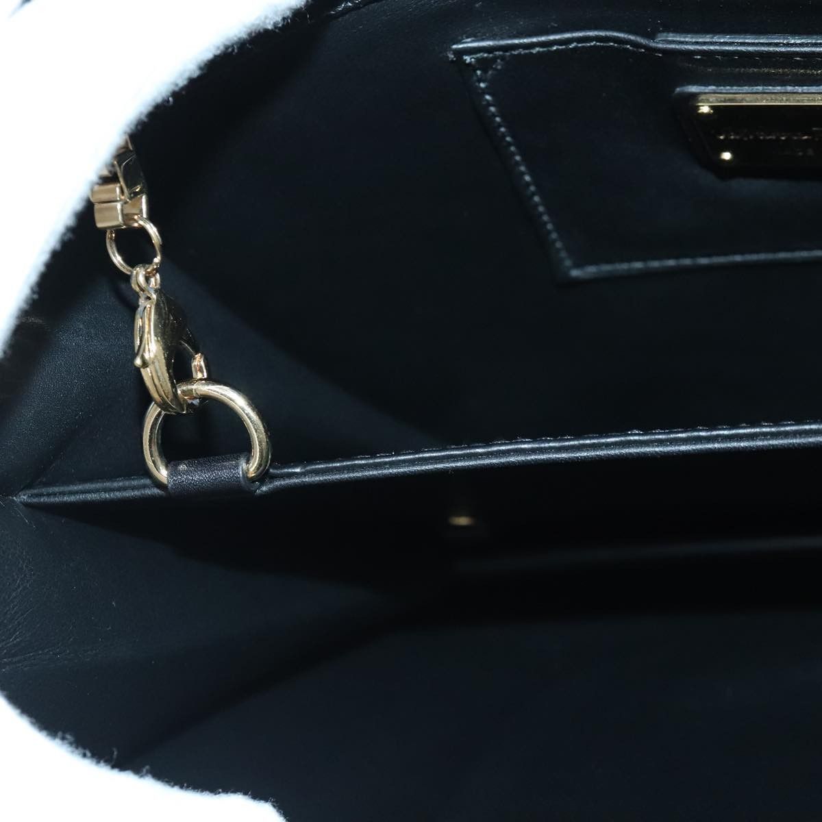 Salvatore Ferragamo Thalia Black Leather Shoulder Bag (Pre-Owned) Size ONE SIZE - 6 Thumbnail