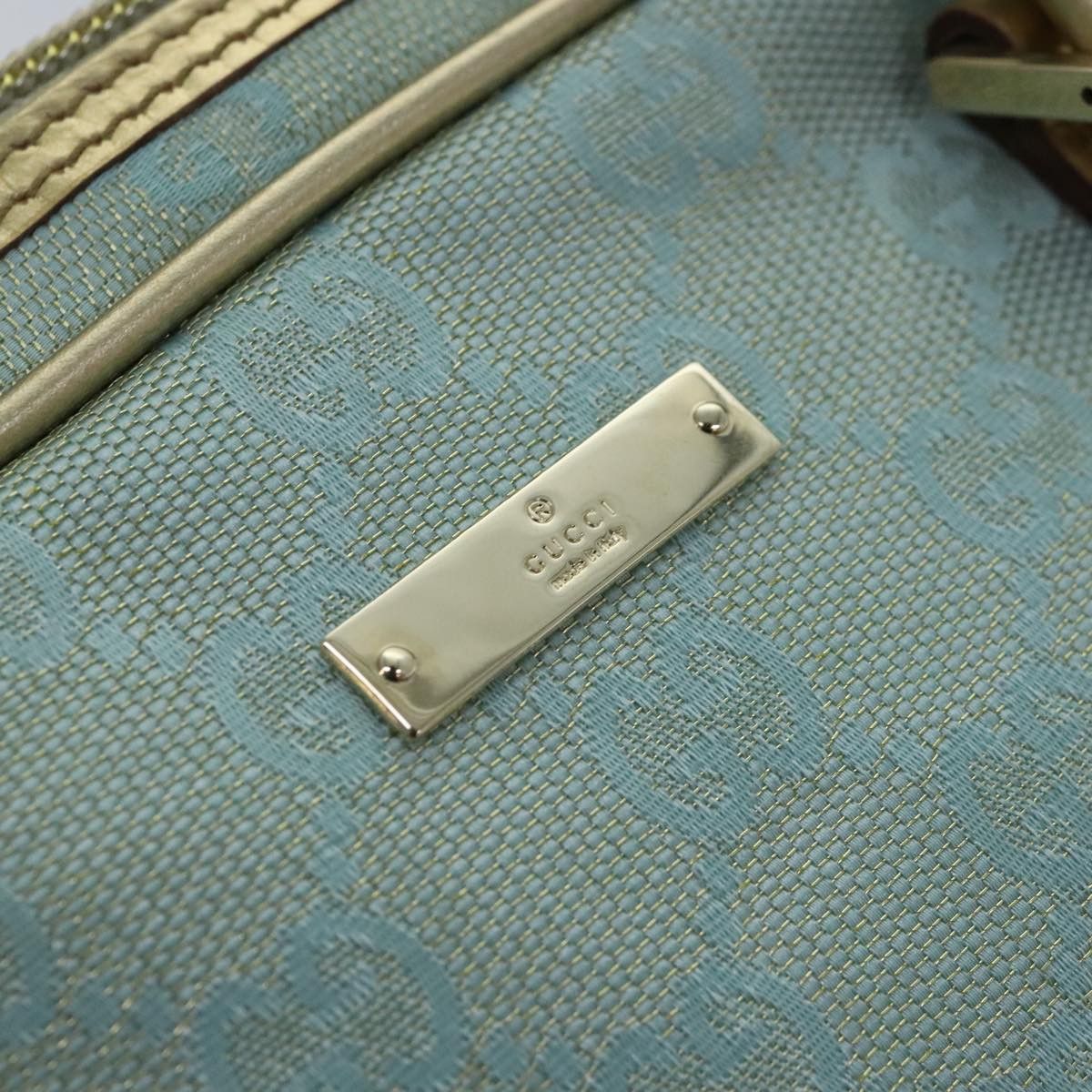 Gucci Sac De Jour Baby Blue Canvas Handbag (Pre-Owned) Size ONE SIZE - 6 Thumbnail