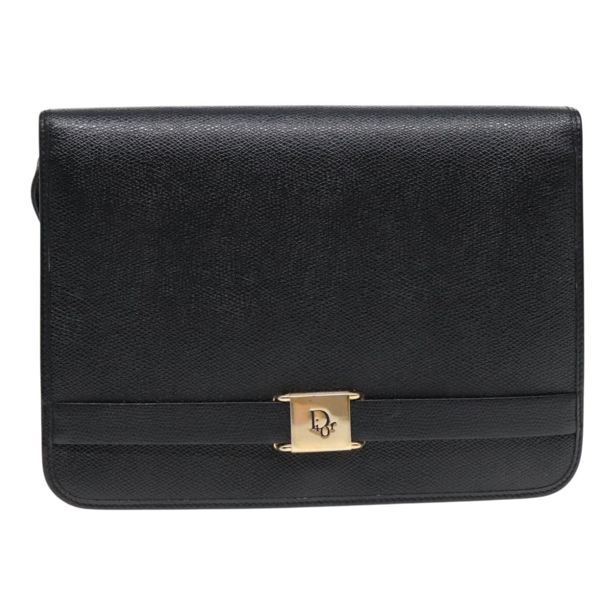 Dior Black Leather Shoulder Bag (Pre-Owned) Size ONE SIZE - 12 Thumbnail