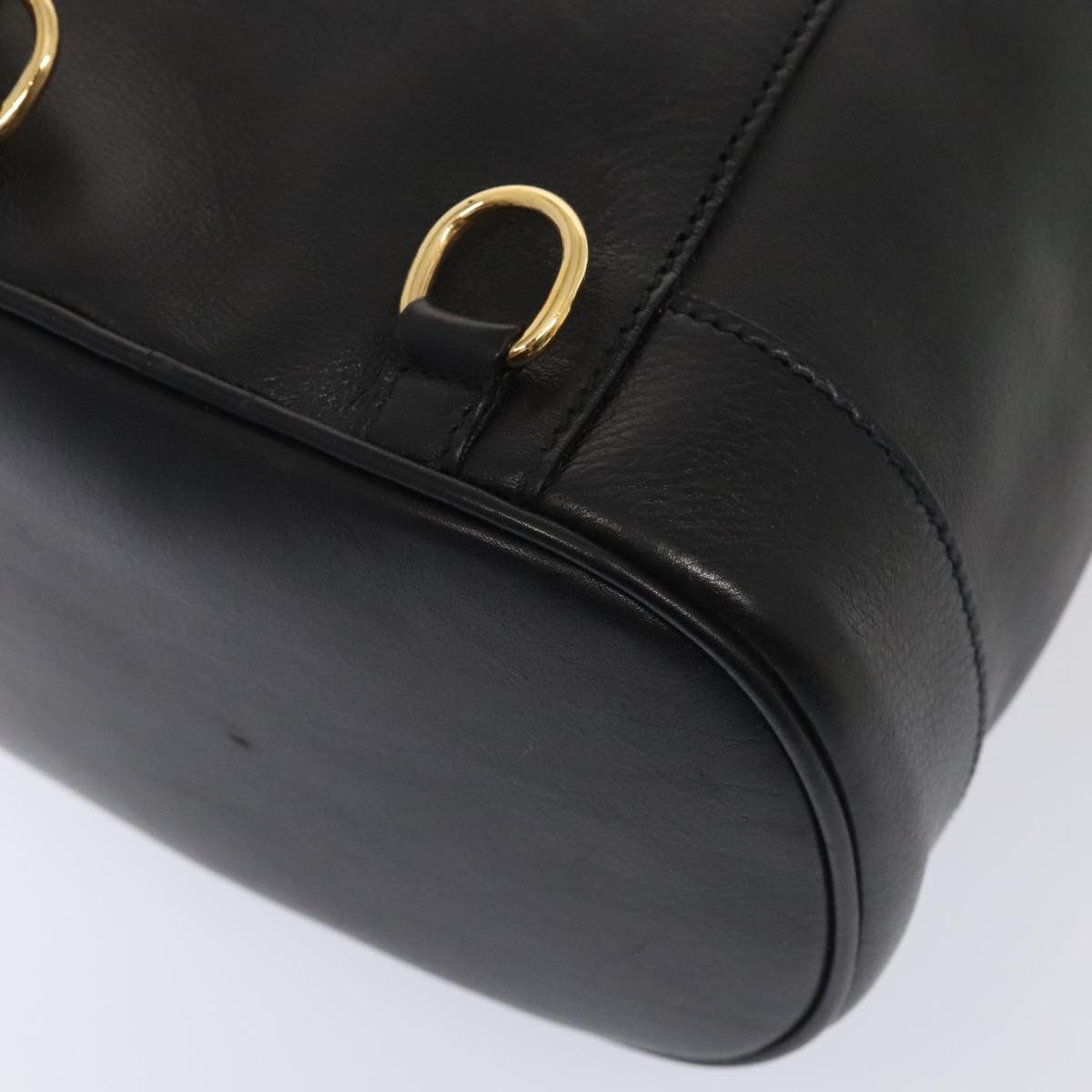 Gucci Bamboo Black Leather Shoulder Bag (Pre-Owned) Size ONE SIZE - 18 Thumbnail