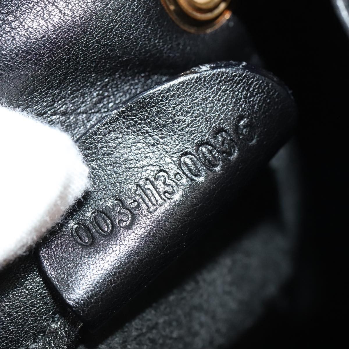 Gucci Bamboo Black Leather Shoulder Bag (Pre-Owned) Size ONE SIZE - 8 Thumbnail