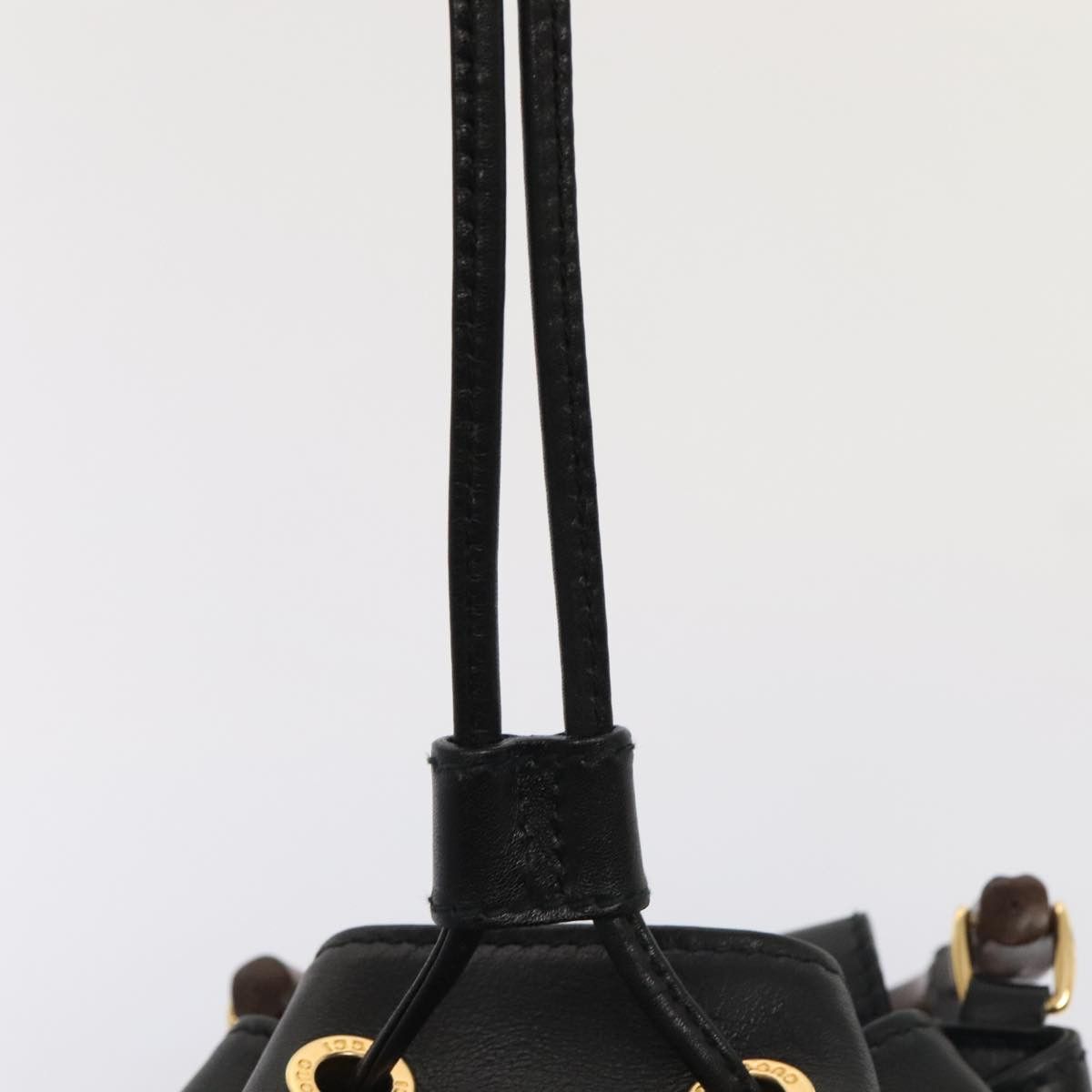 Gucci Bamboo Black Leather Shoulder Bag (Pre-Owned) Size ONE SIZE - 20 Thumbnail