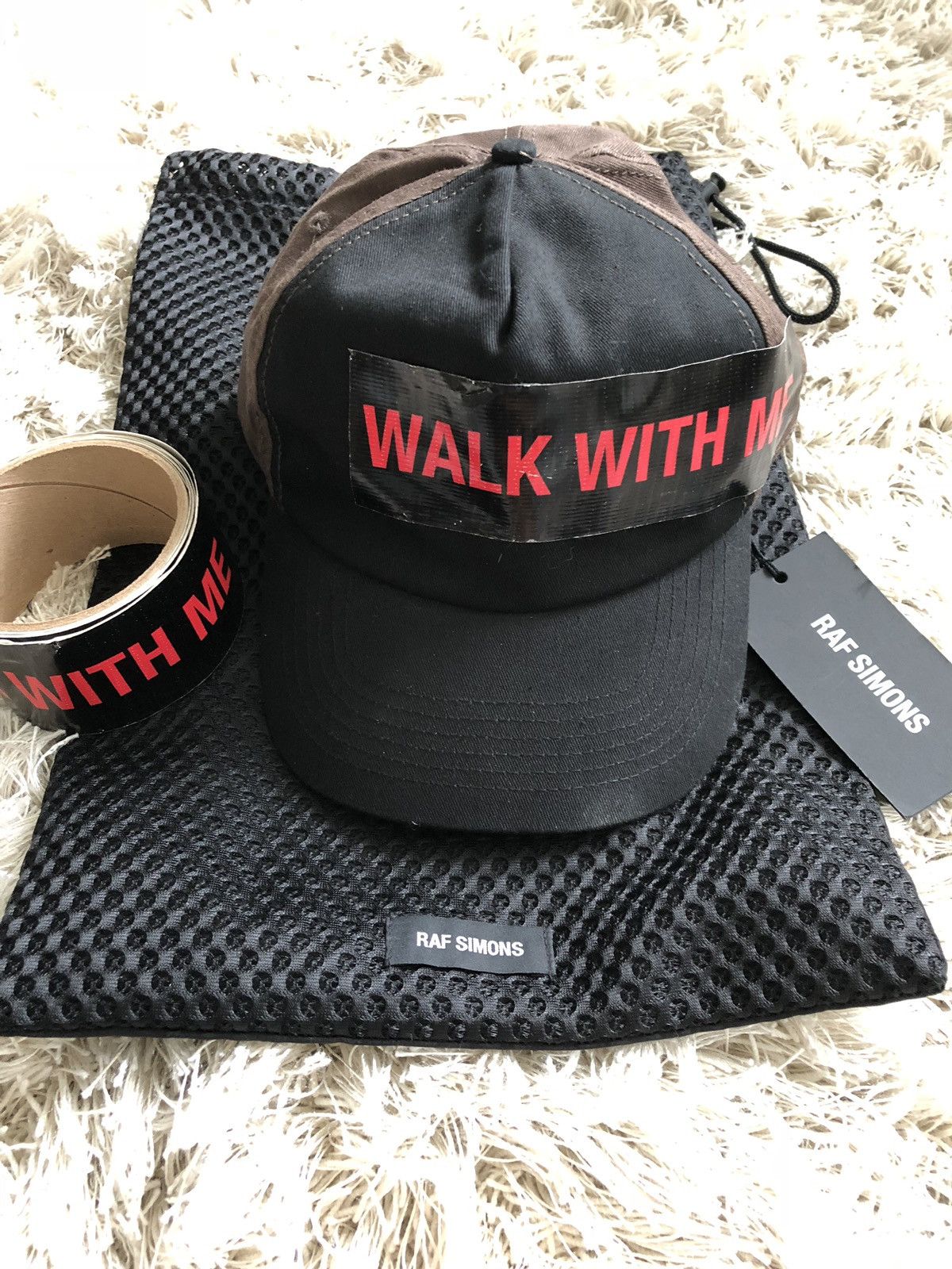 Raf Simons Walk With Me baseball cap from Raf Simons | Grailed