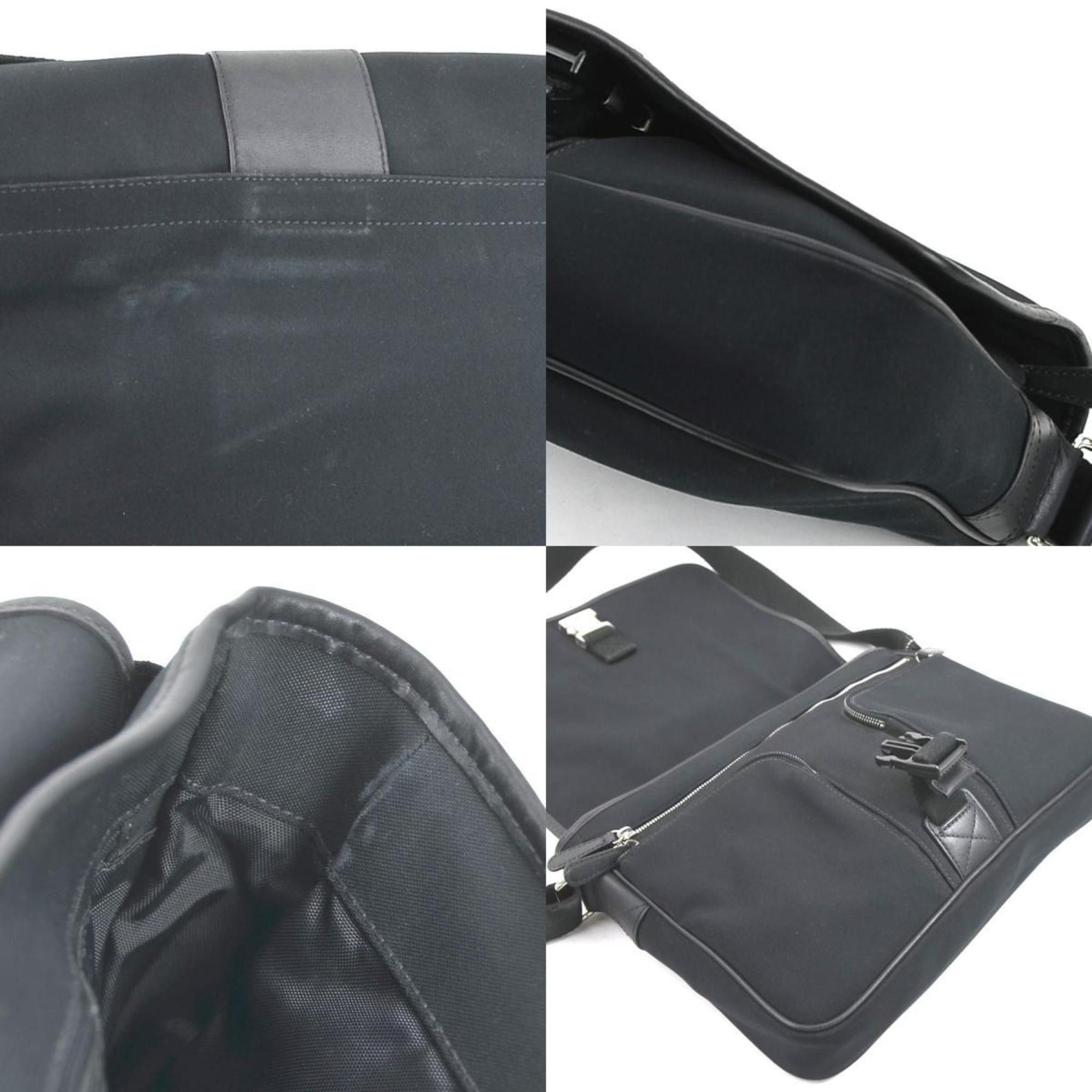 Coach Coach Shoulder Bag Canvas Leather Black Men's 55760k Size ONE SIZE - 4 Thumbnail
