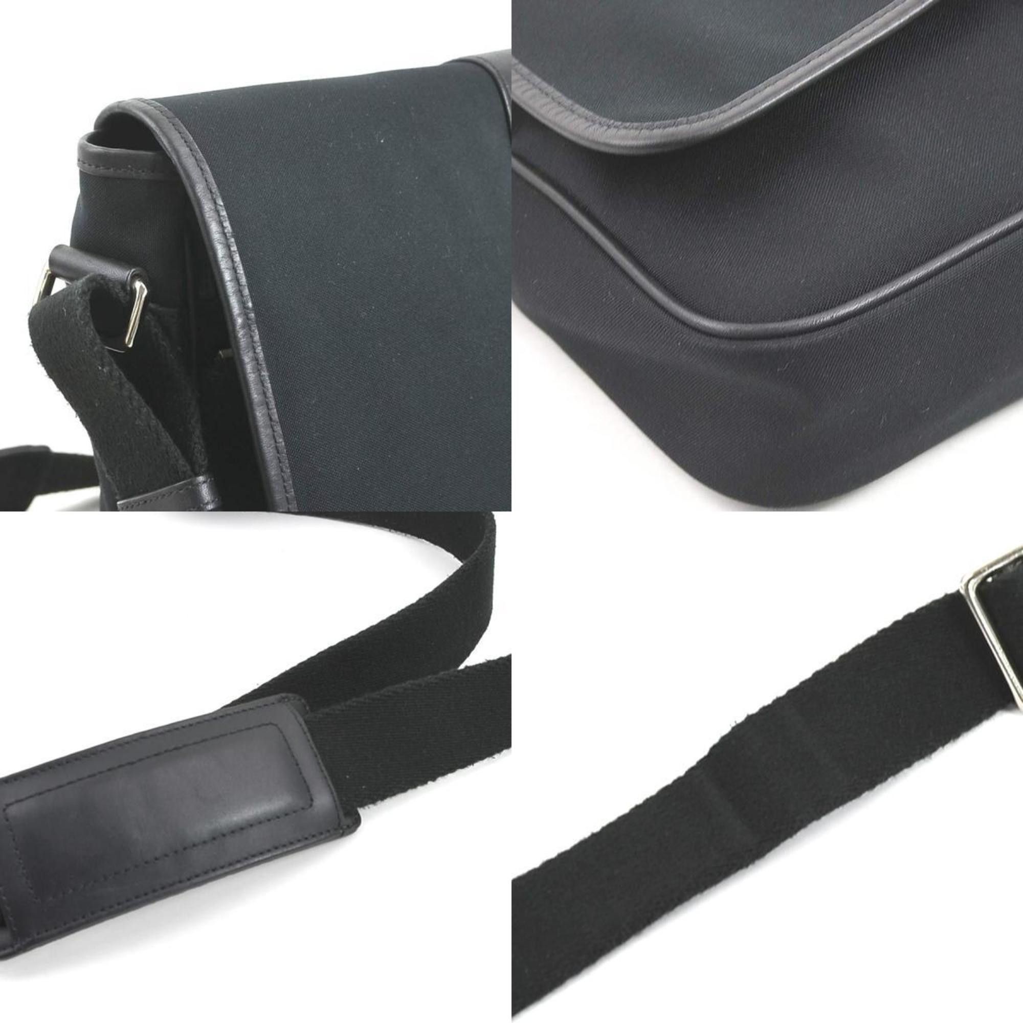 Coach Coach Shoulder Bag Canvas Leather Black Men's 55760k Size ONE SIZE - 3 Thumbnail