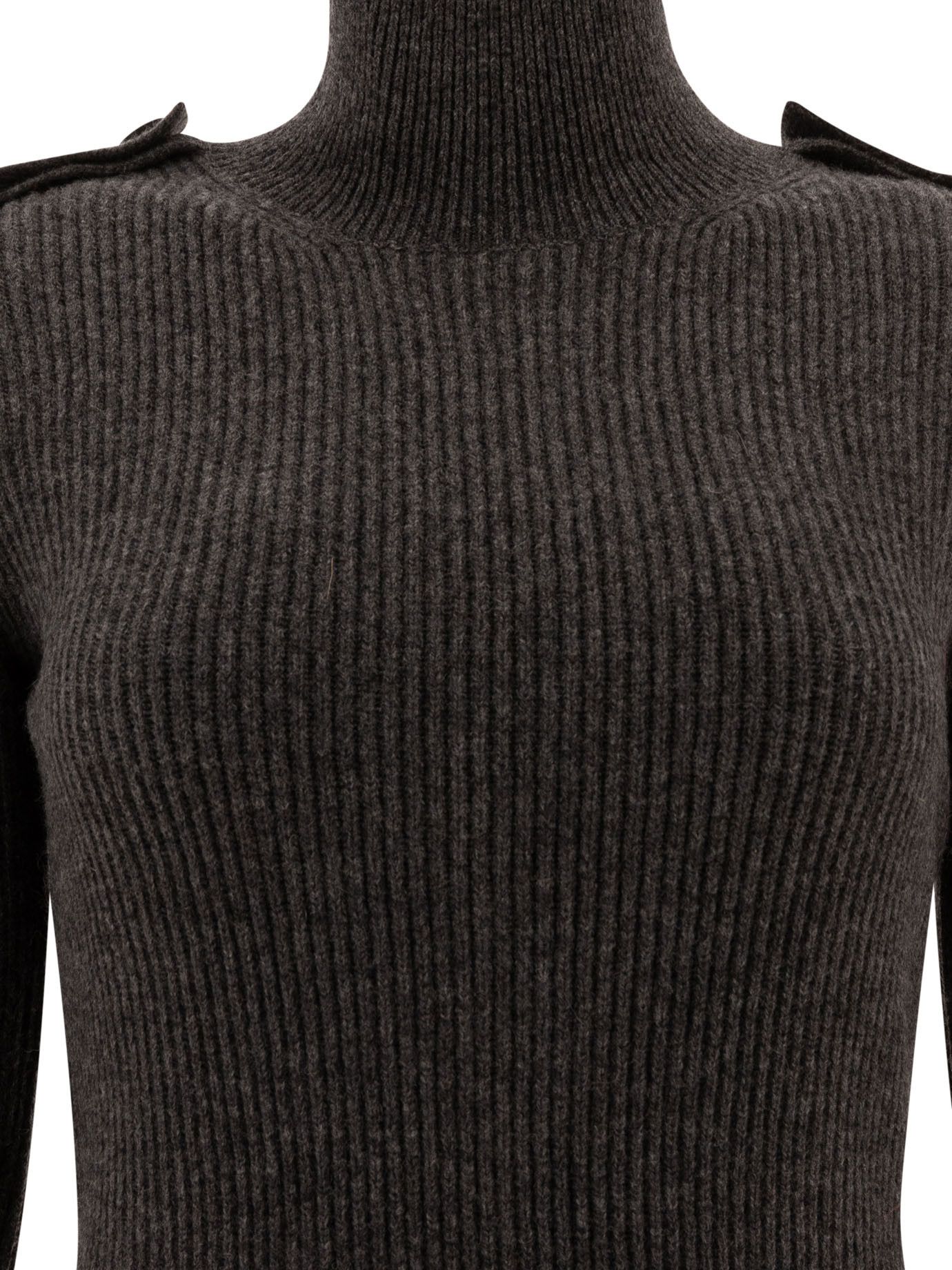 Alexander McQueen Ribbed Mini Dress Size M / US 6-8 / IT 42-44 - 3 Thumbnail