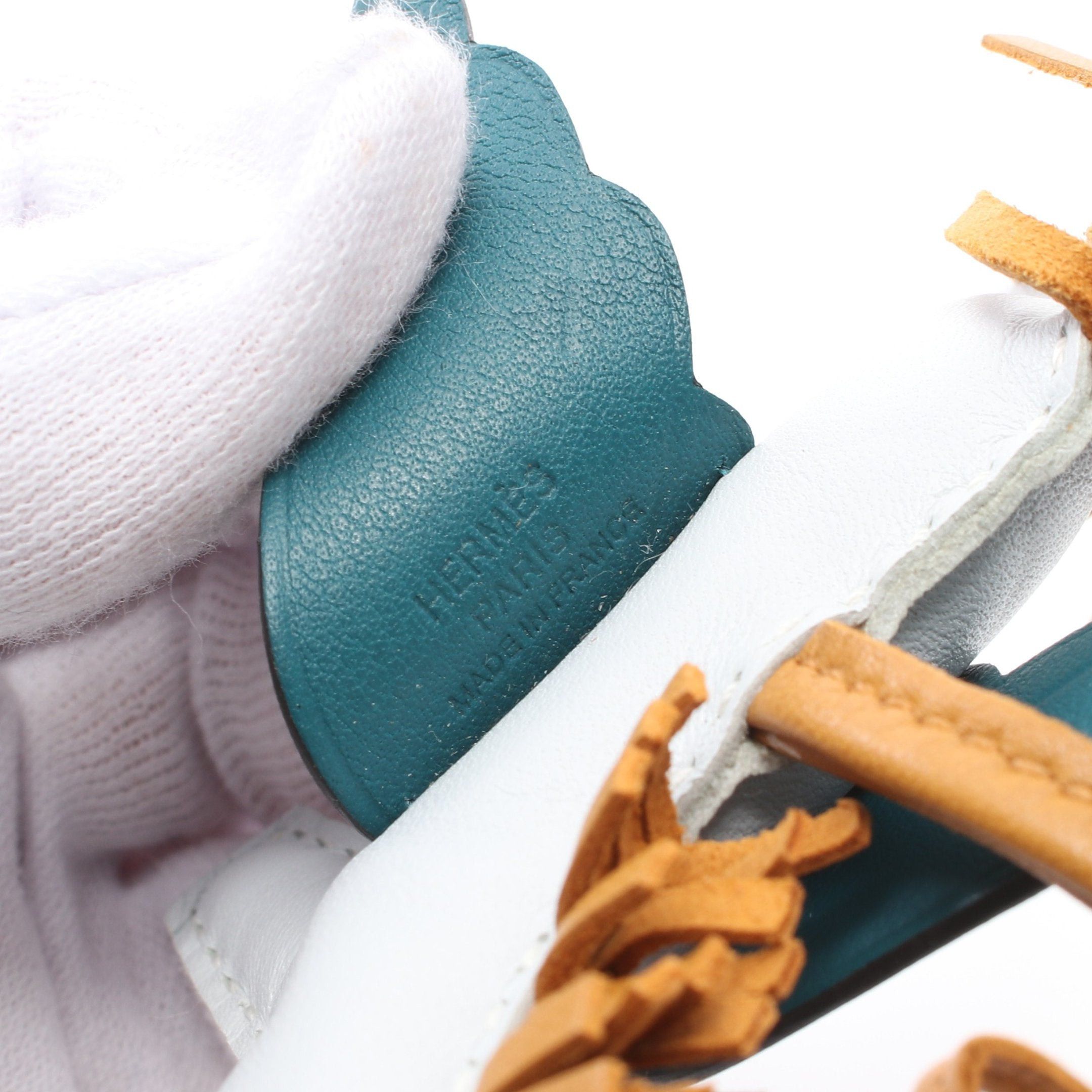 Hermes Hermes Rodeo Pegasus Pm Blue Blum Sesame Bag Charm Veau Swift Aagneau Light Brown Green Z Stamp Size ONE SIZE - 3 Thumbnail