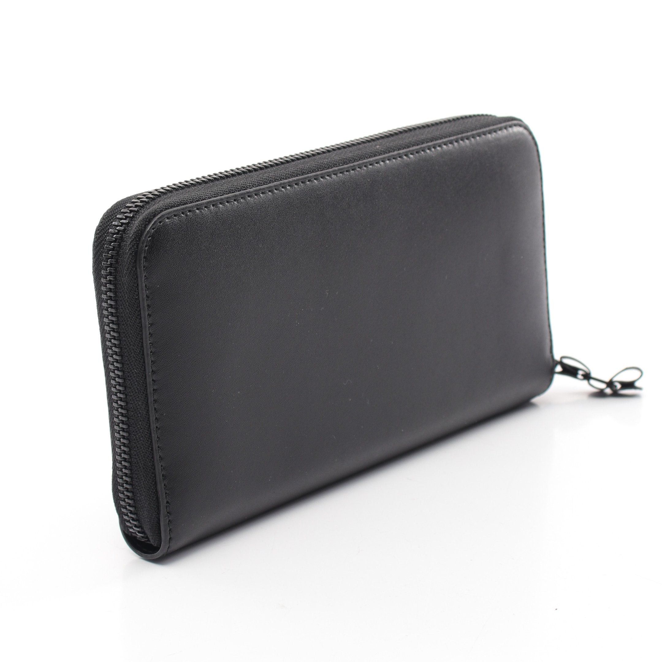 Salvatore Ferragamo Salvatore Ferragamo Vara Ribbon Round Zipper Long Wallet Leather Black Size ONE SIZE - 2 Thumbnail