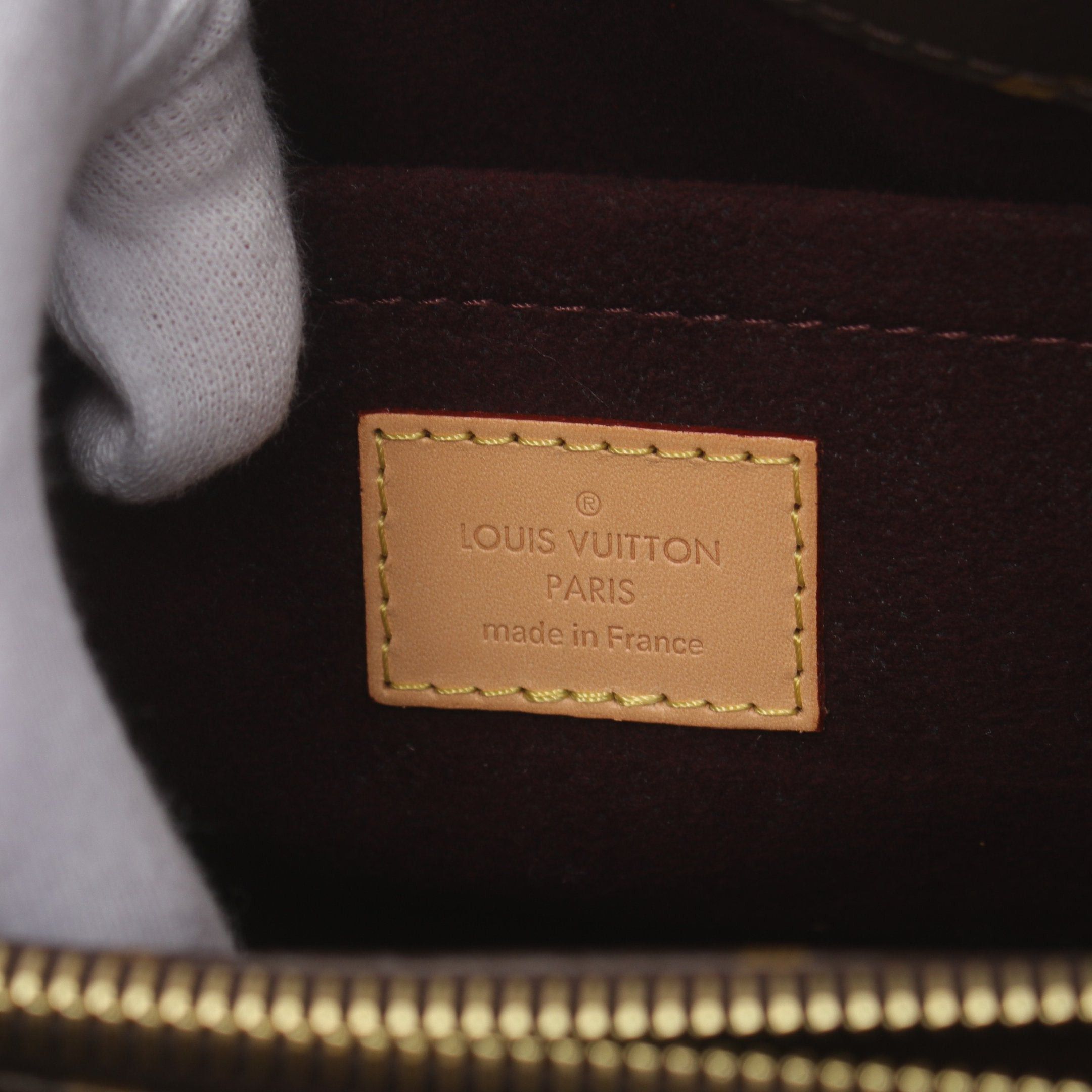 Louis Vuitton Louis Vuitton Montaigne Mm Monogram Handbag Leather Brown Size ONE SIZE - 4 Thumbnail