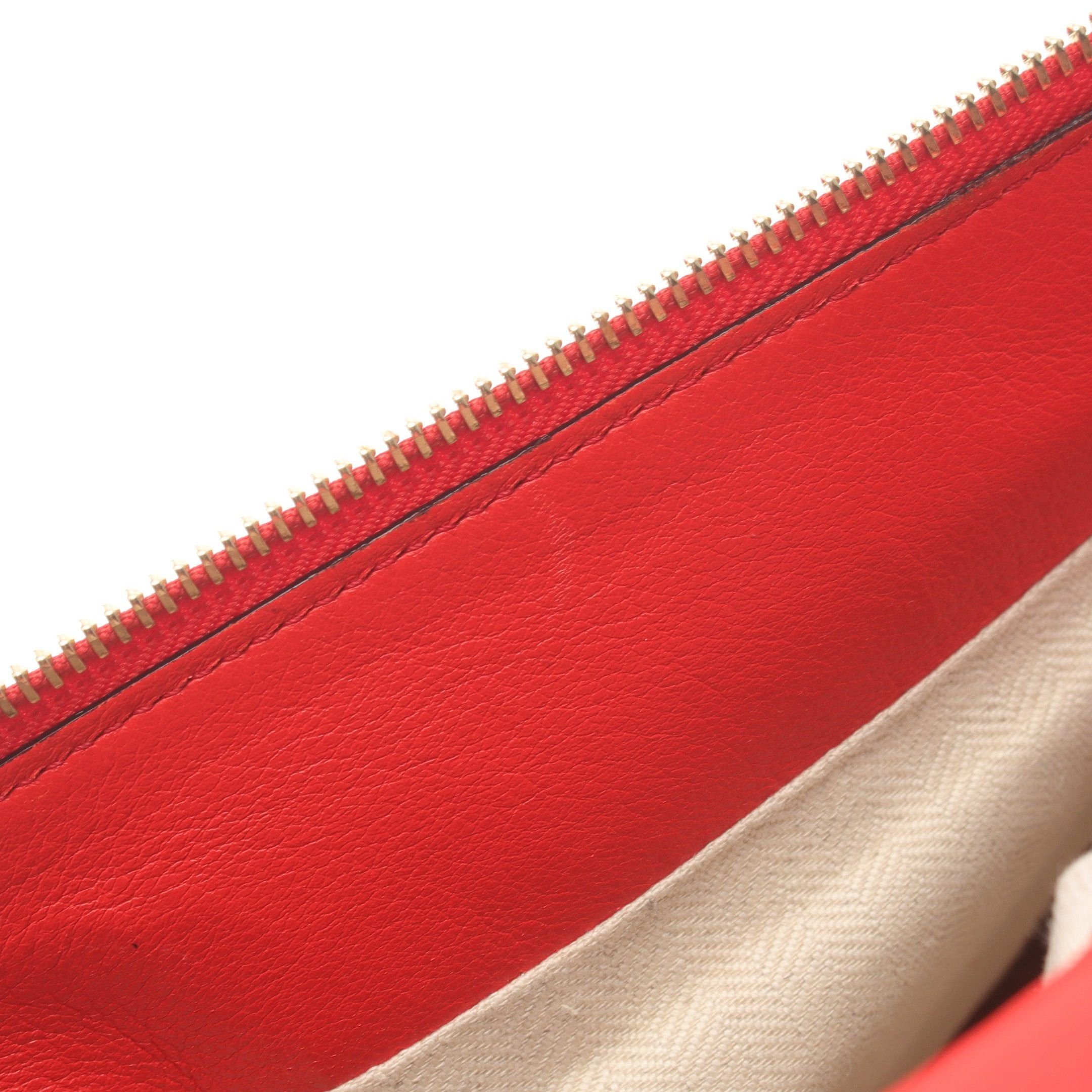 Loewe Loewe Puzzle Bag Large Handbag Leather Red Size ONE SIZE - 9 Thumbnail