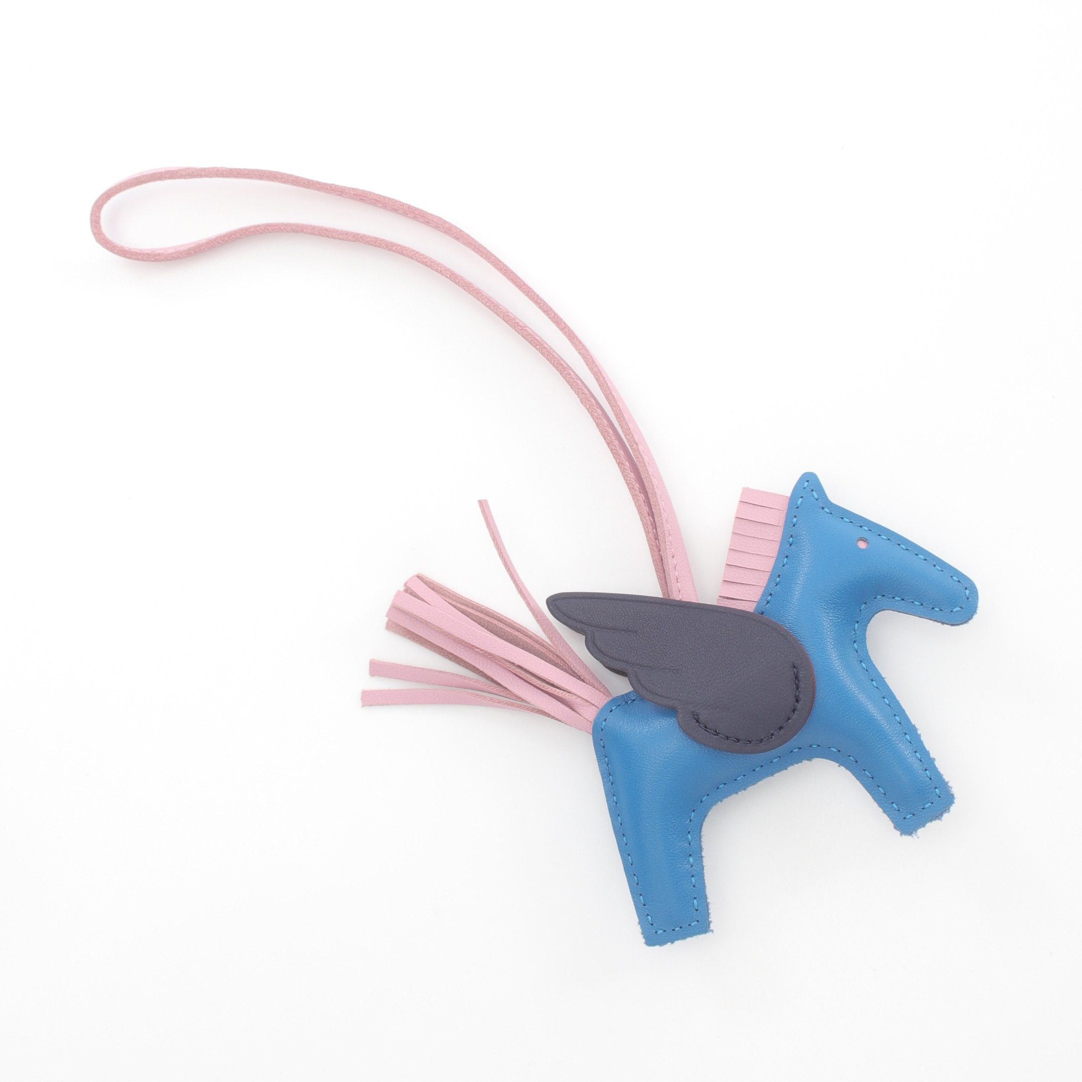 Hermes Hermes Rodeo Pegasus Pm Blue France Saphir Mauve Sylvestre Bag Charm Aagneau Navy Pink U Stamp Size ONE SIZE - 2 Thumbnail