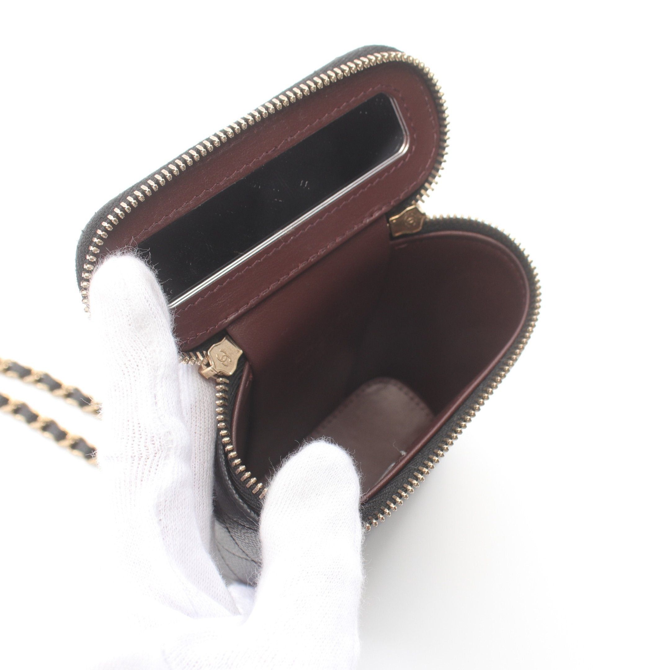 Chanel Chanel Matelasse Chain Shoulder Bag Caviar Skin Black Gold Hardware Size ONE SIZE - 3 Thumbnail