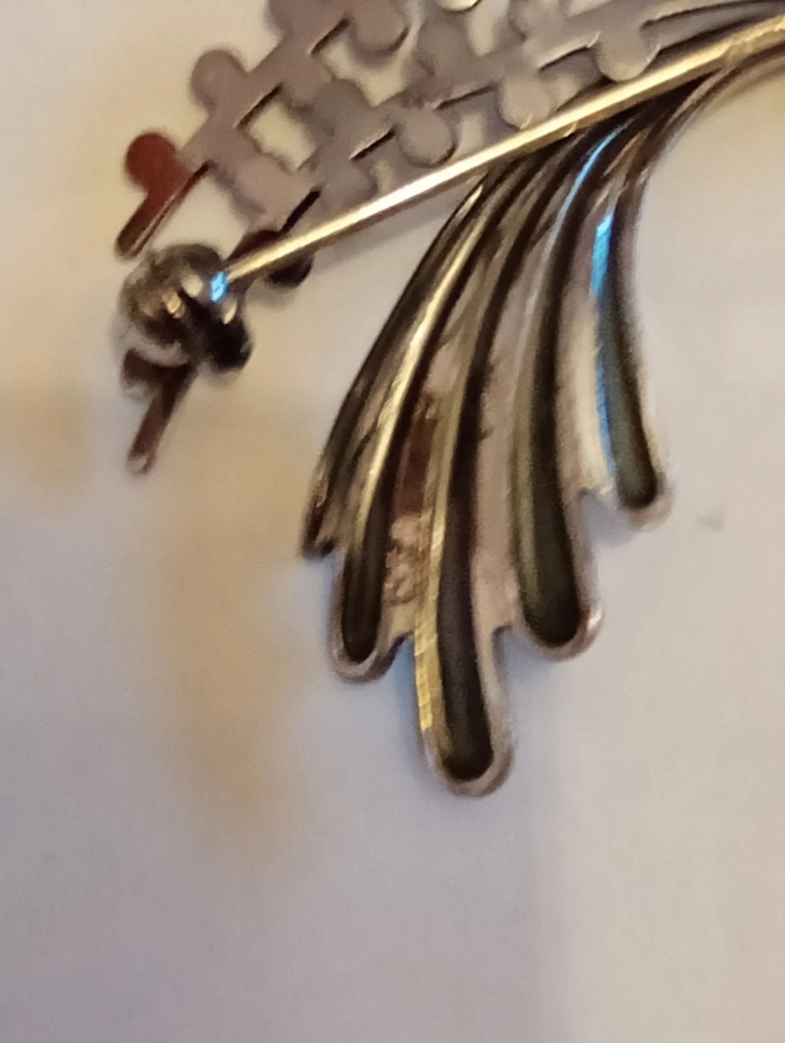 Vintage Vintage Silver brosch Brooch Size ONE SIZE - 5 Thumbnail