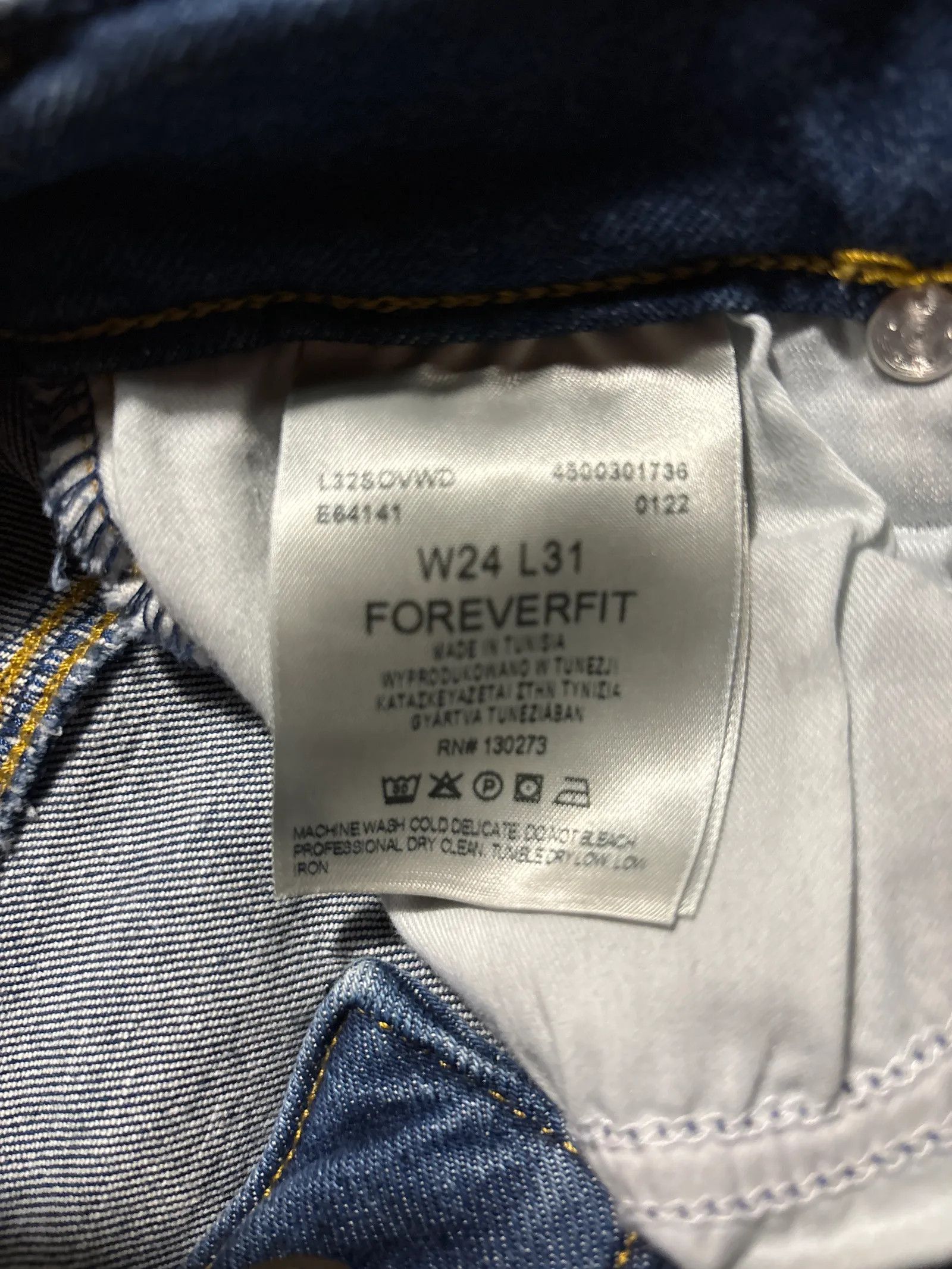 Lee Lee Foreverfit Jeans Size 24" / US 00 / IT 34 - 2 Thumbnail