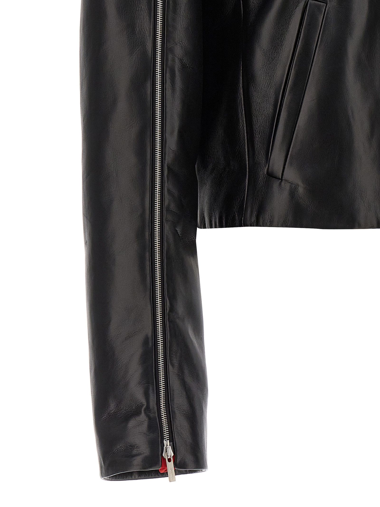 Salvatore Ferragamo Leather Blouson Size XS / US 0-2 / IT 36-38 - 4 Thumbnail