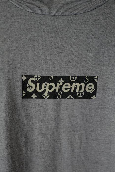 Supreme monogram sale box logo