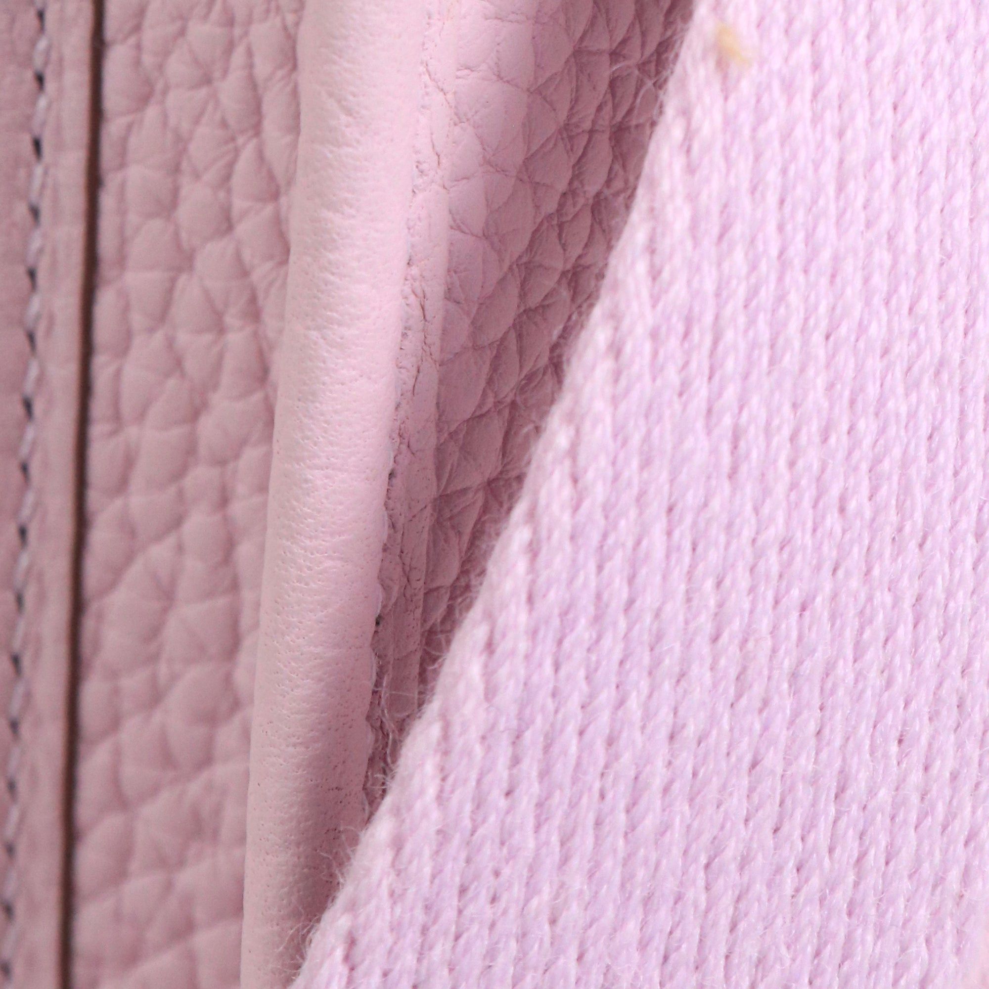 Hermes HERMÈS - Evelyne 16 Hermès shoulder bag in pale mauve Taurillon Clemence leather Size ONE SIZE - 8 Thumbnail