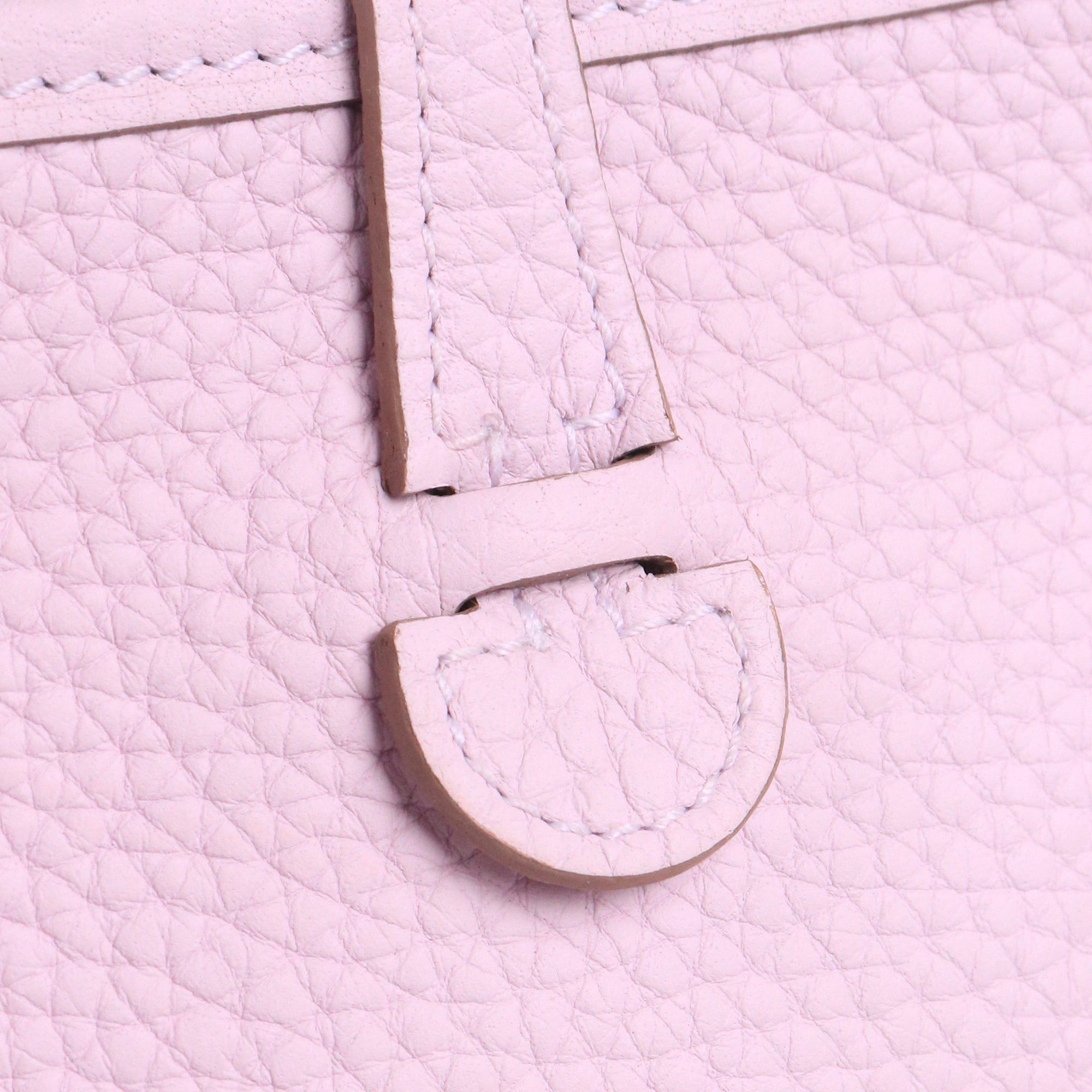 Hermes HERMÈS - Evelyne 16 Hermès shoulder bag in pale mauve Taurillon Clemence leather Size ONE SIZE - 6 Thumbnail