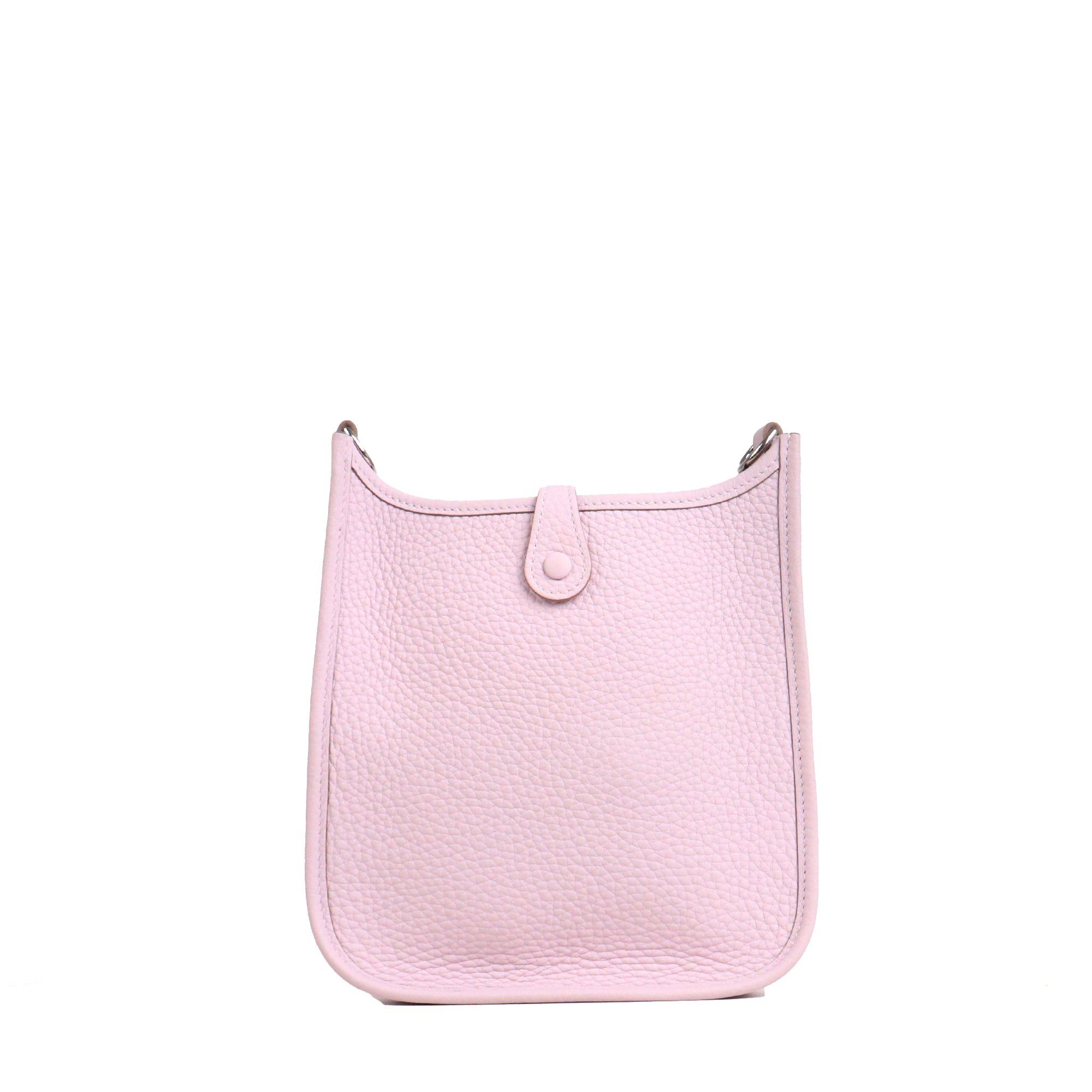Hermes HERMÈS - Evelyne 16 Hermès shoulder bag in pale mauve Taurillon Clemence leather Size ONE SIZE - 3 Thumbnail