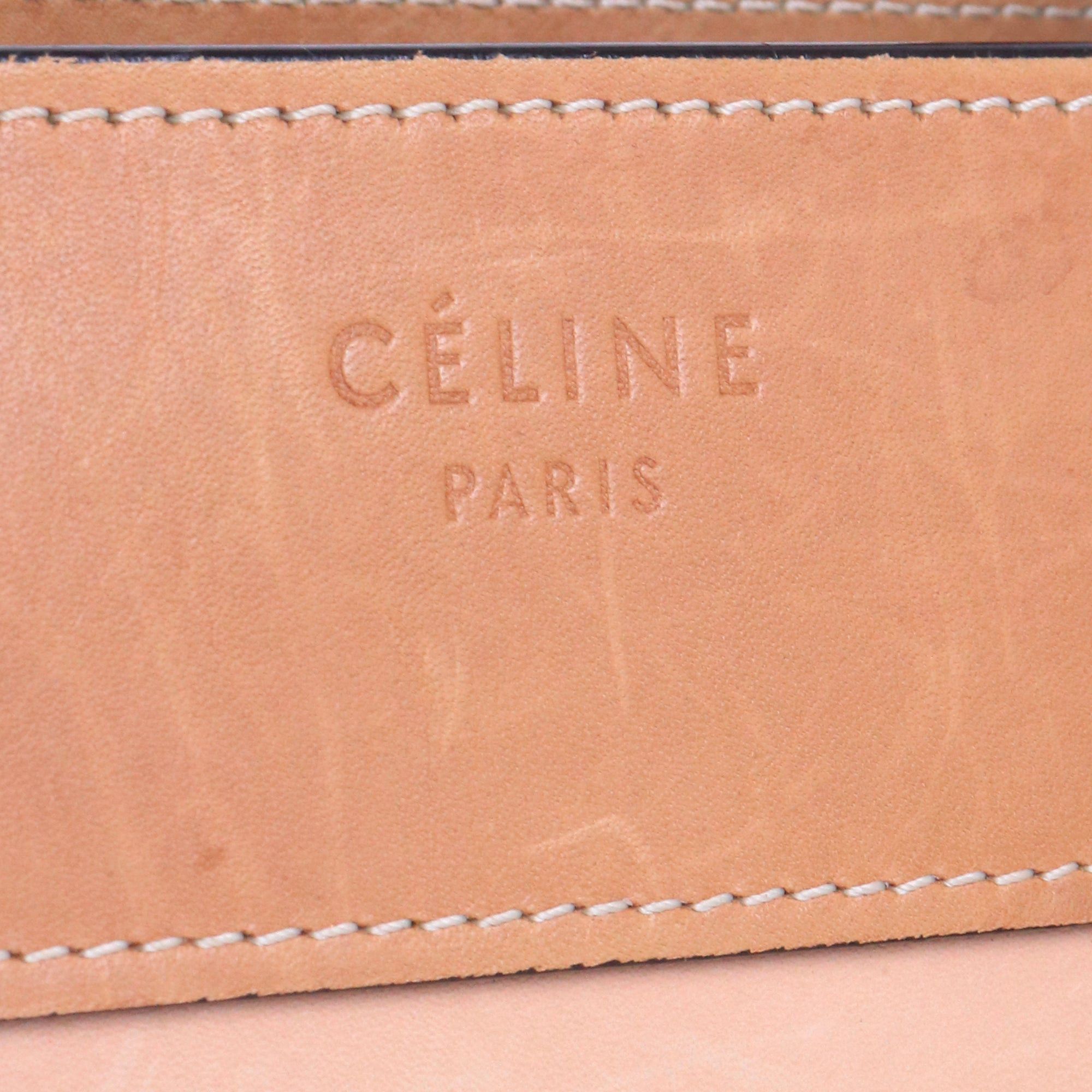Celine CELINE - Celine medium Luggage handbag in two-tone leather Size ONE SIZE - 5 Thumbnail