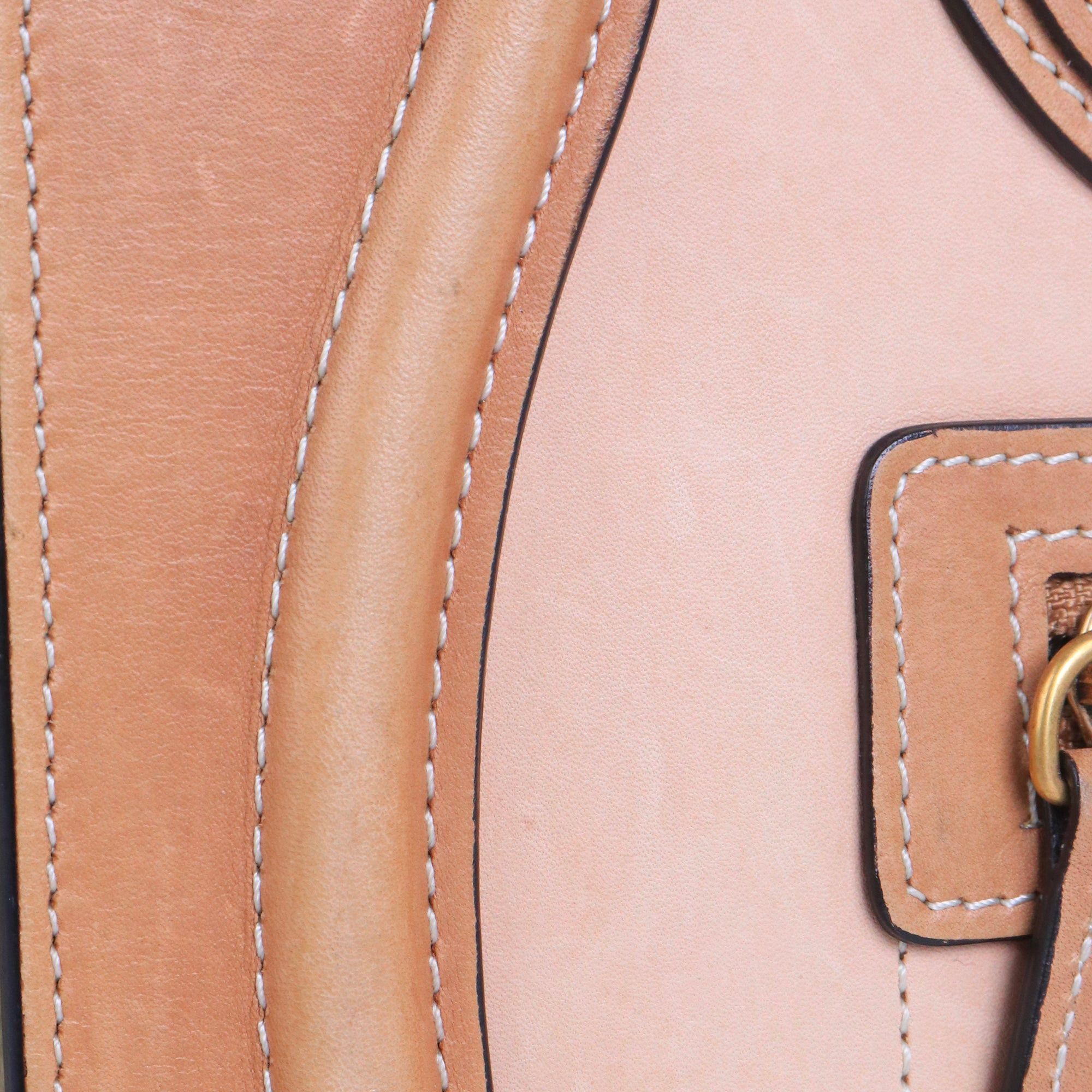 Celine CELINE - Celine medium Luggage handbag in two-tone leather Size ONE SIZE - 6 Thumbnail