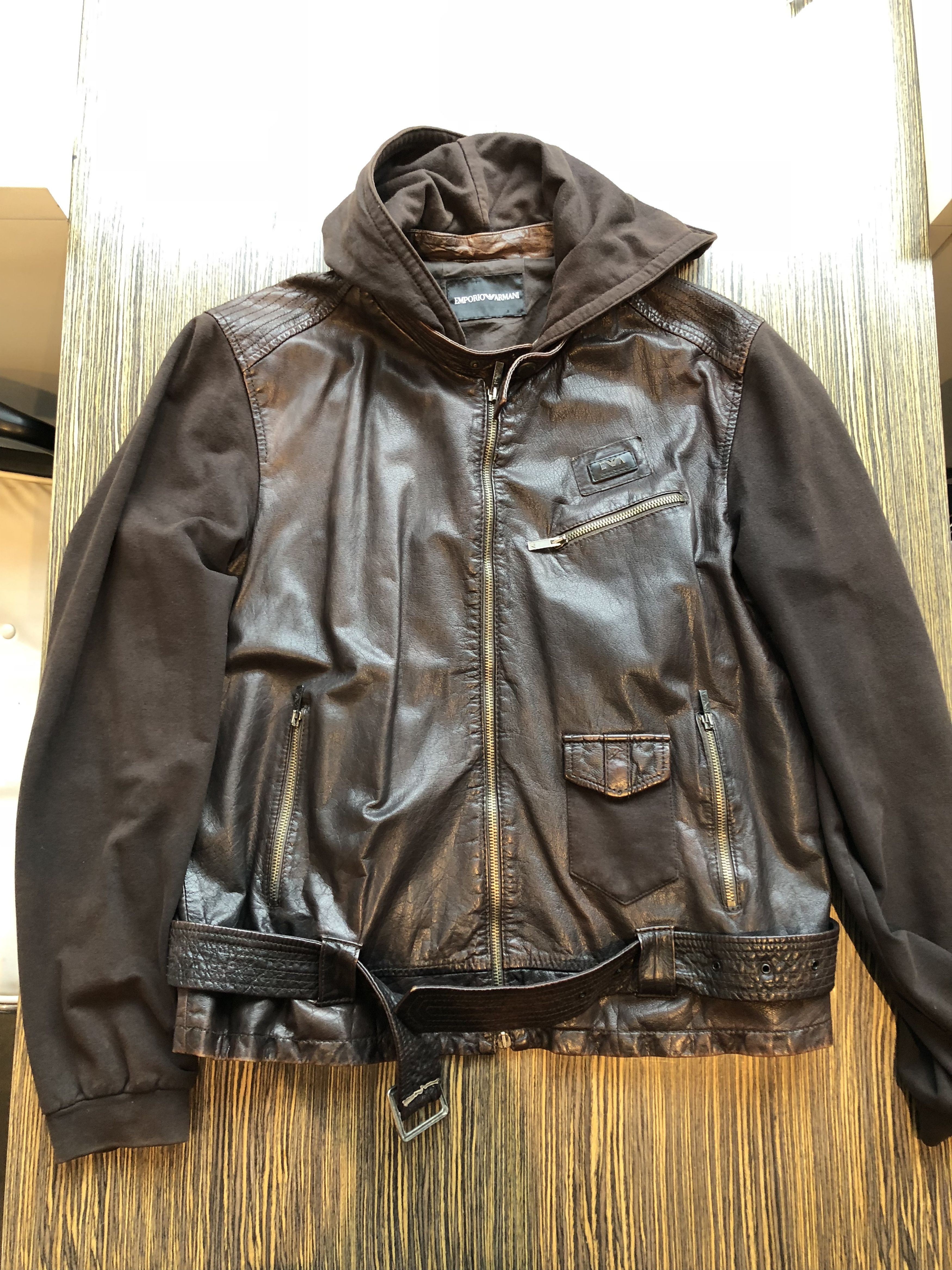 Emporio Armani Emporio Armani Leather Jacket | Grailed