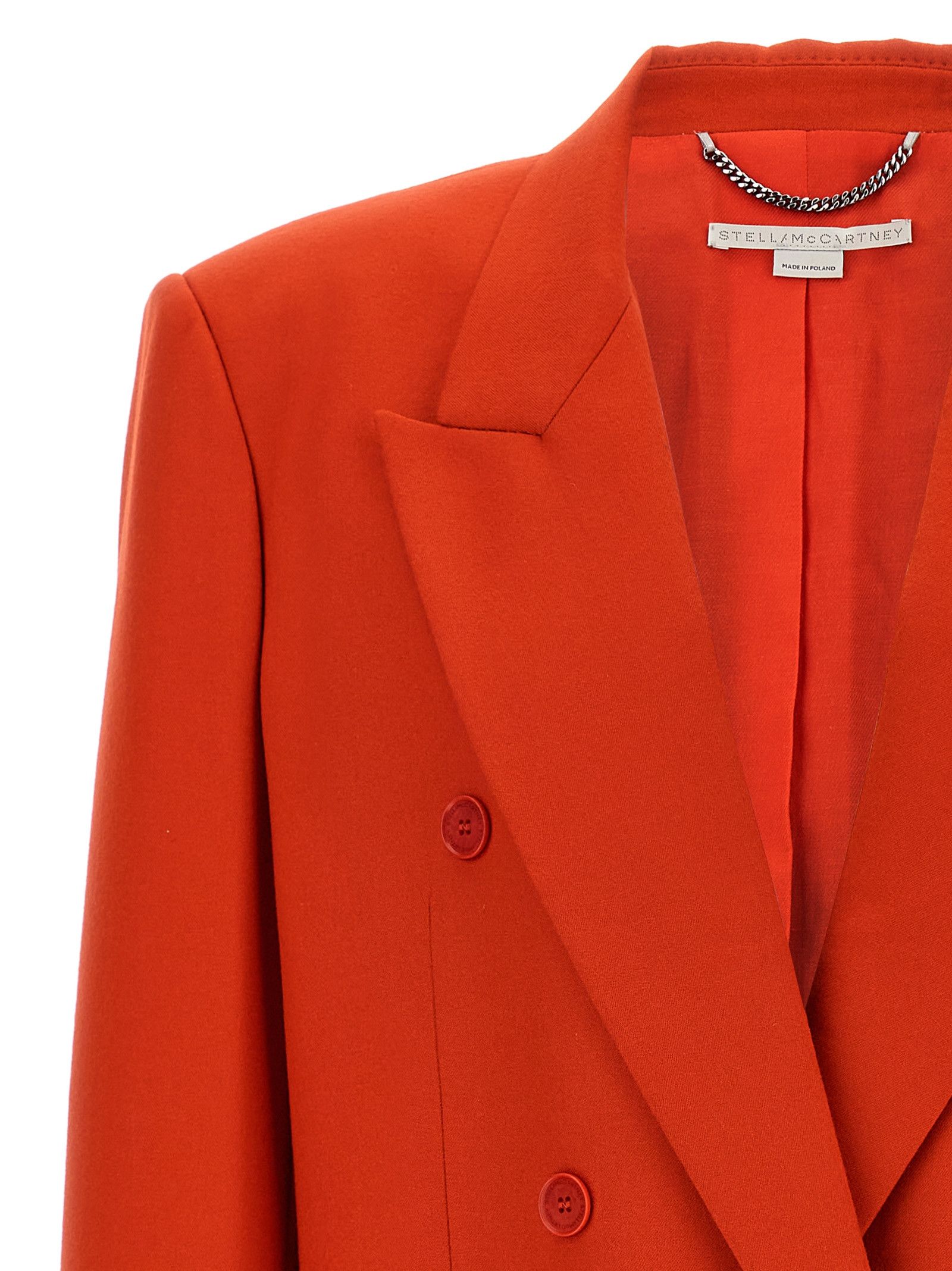 Stella McCartney Double-Breasted Wool Blazer Size S / US 4 / IT 40 - 3 Thumbnail