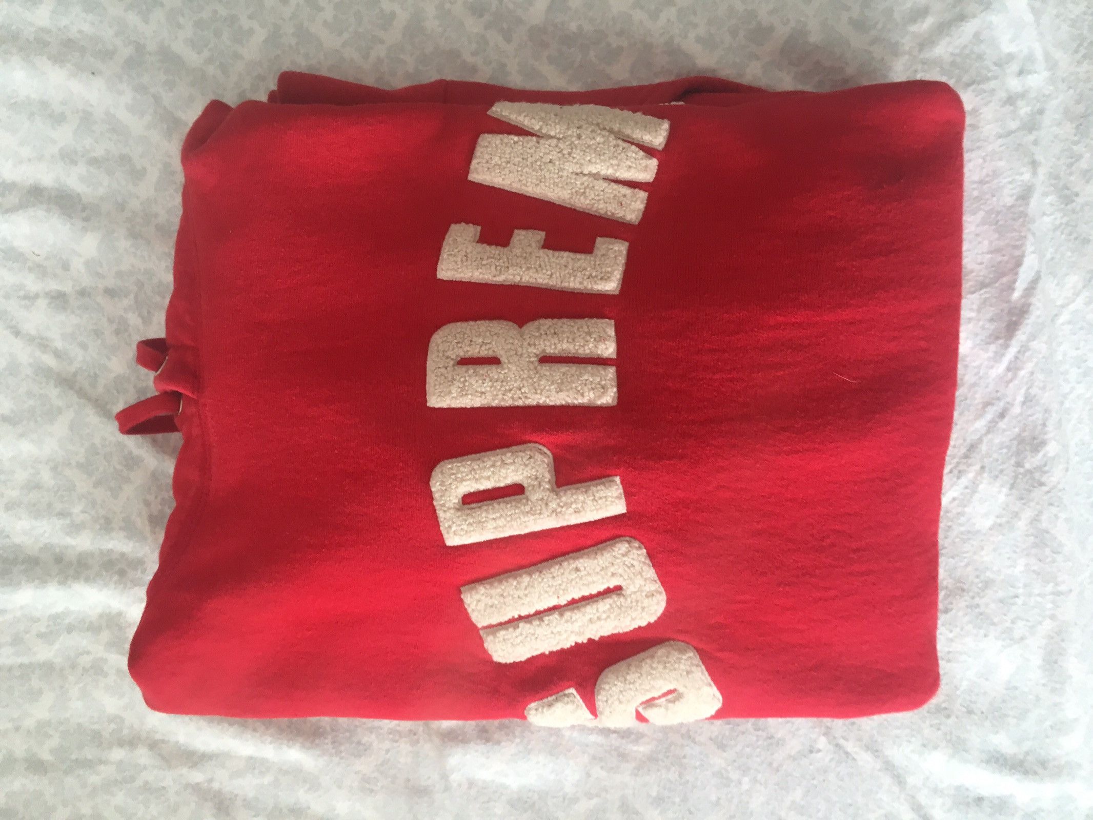 Supreme Chenille Arc Logo Hoodie | Grailed