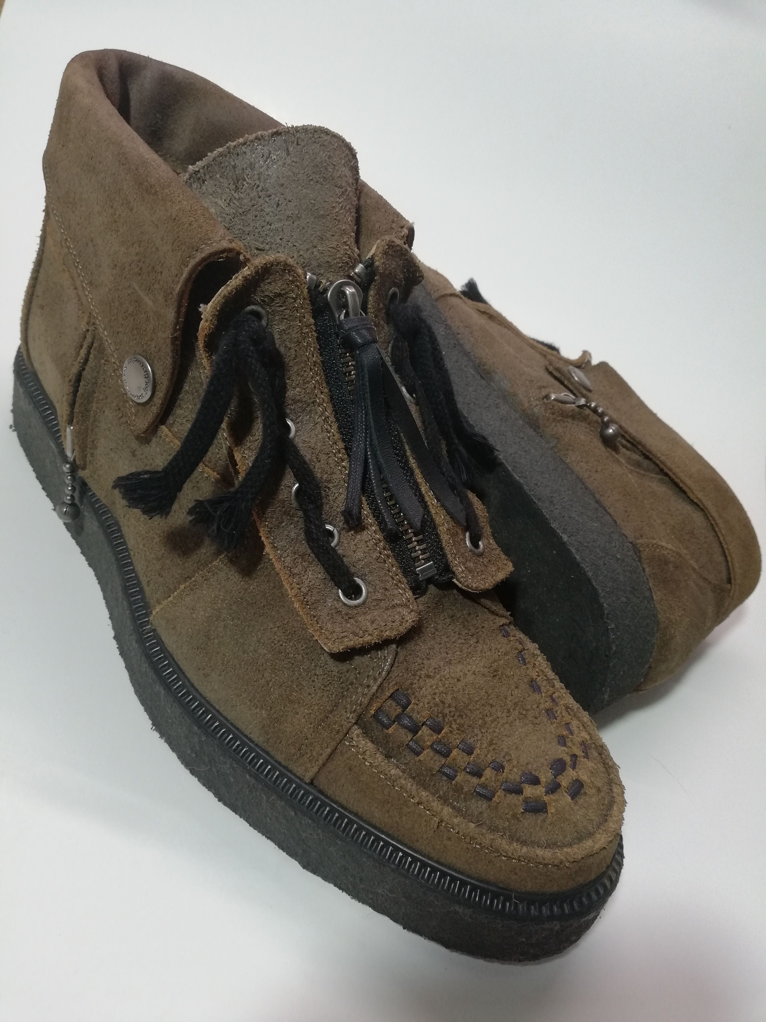 Foot The Coacher Front Zip Creeper Boots | Grailed