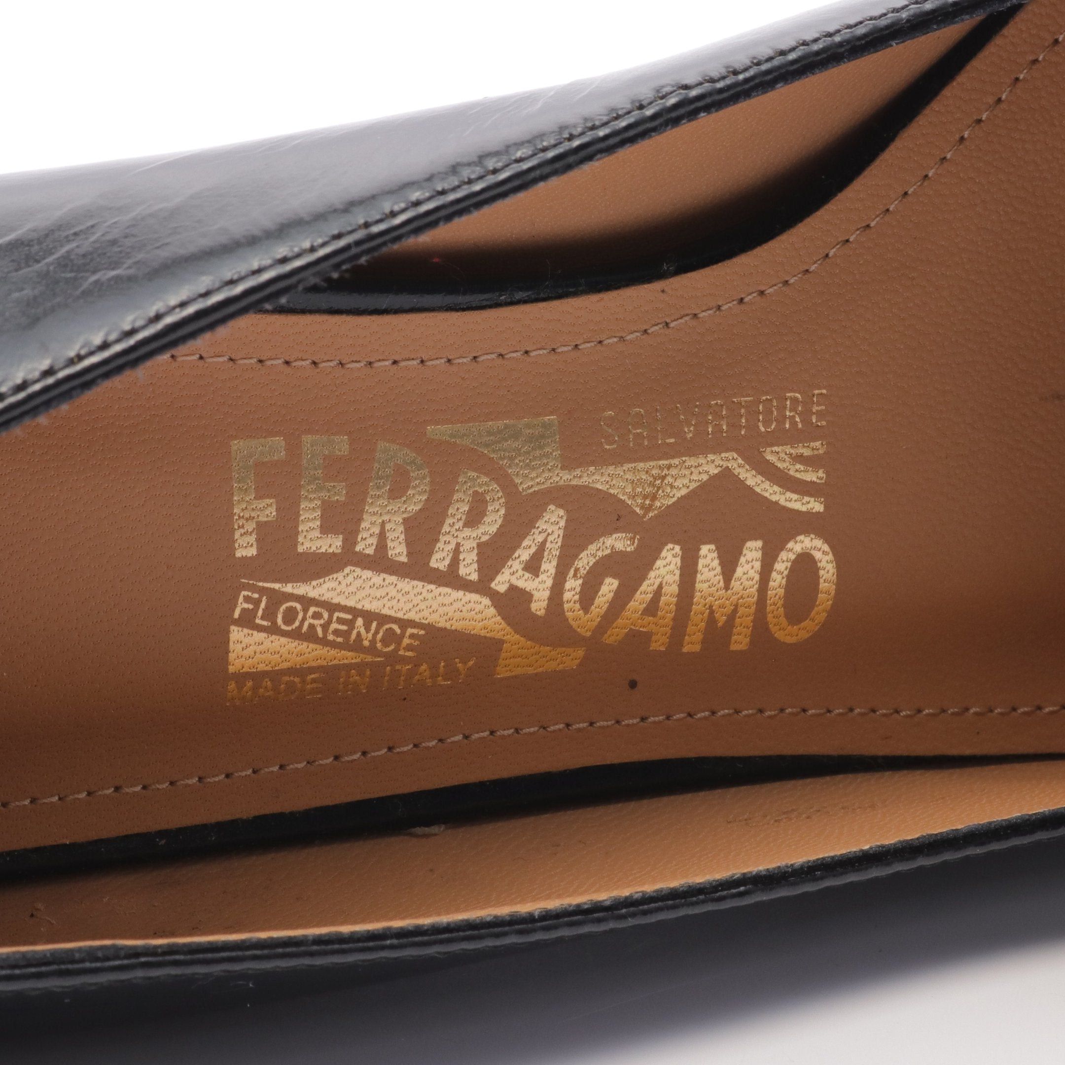 Salvatore Ferragamo Salvatore Ferragamo Vara Ribbon Pumps Leather Black Size ONE SIZE - 5 Thumbnail
