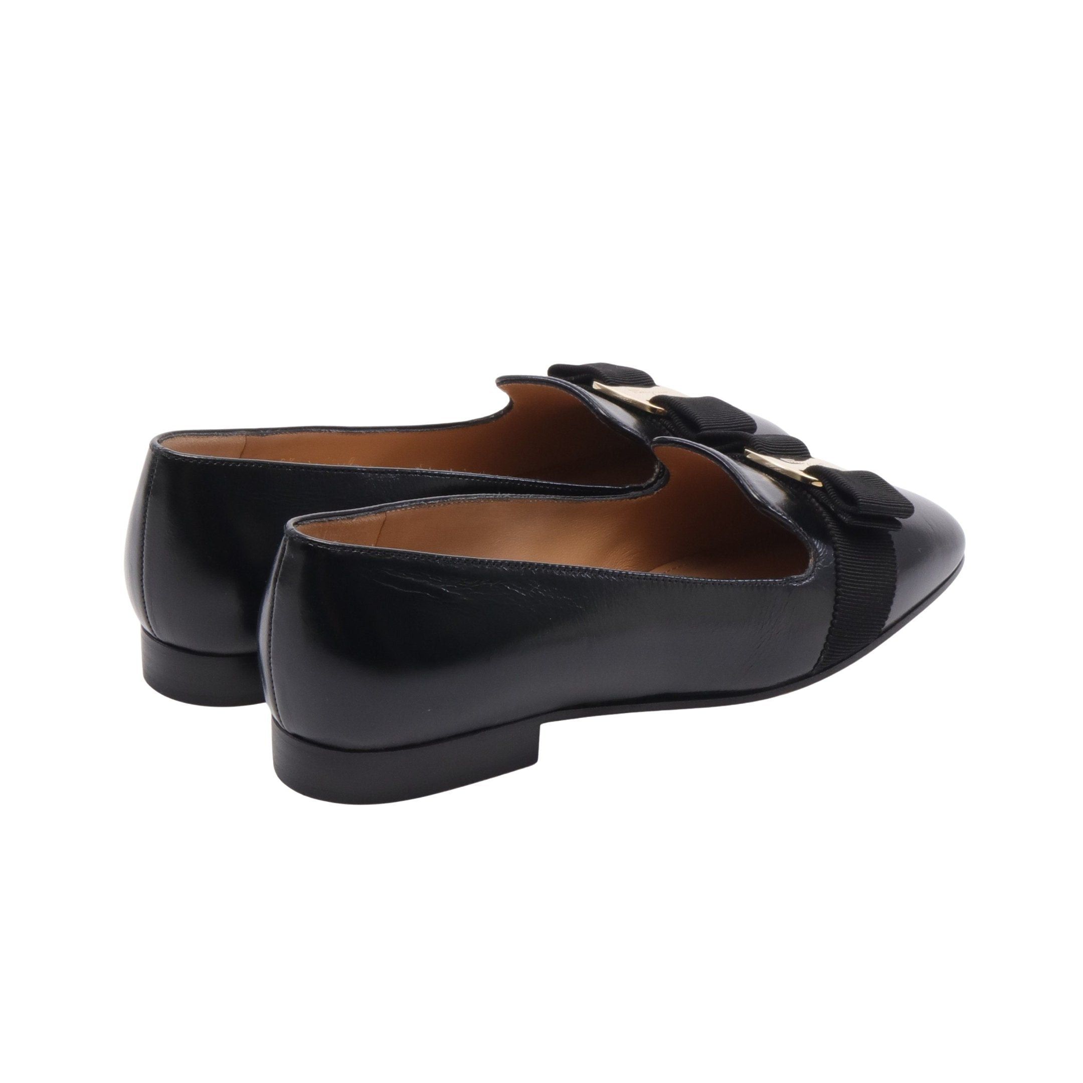 Salvatore Ferragamo Salvatore Ferragamo Vara Ribbon Pumps Leather Black Size ONE SIZE - 2 Thumbnail